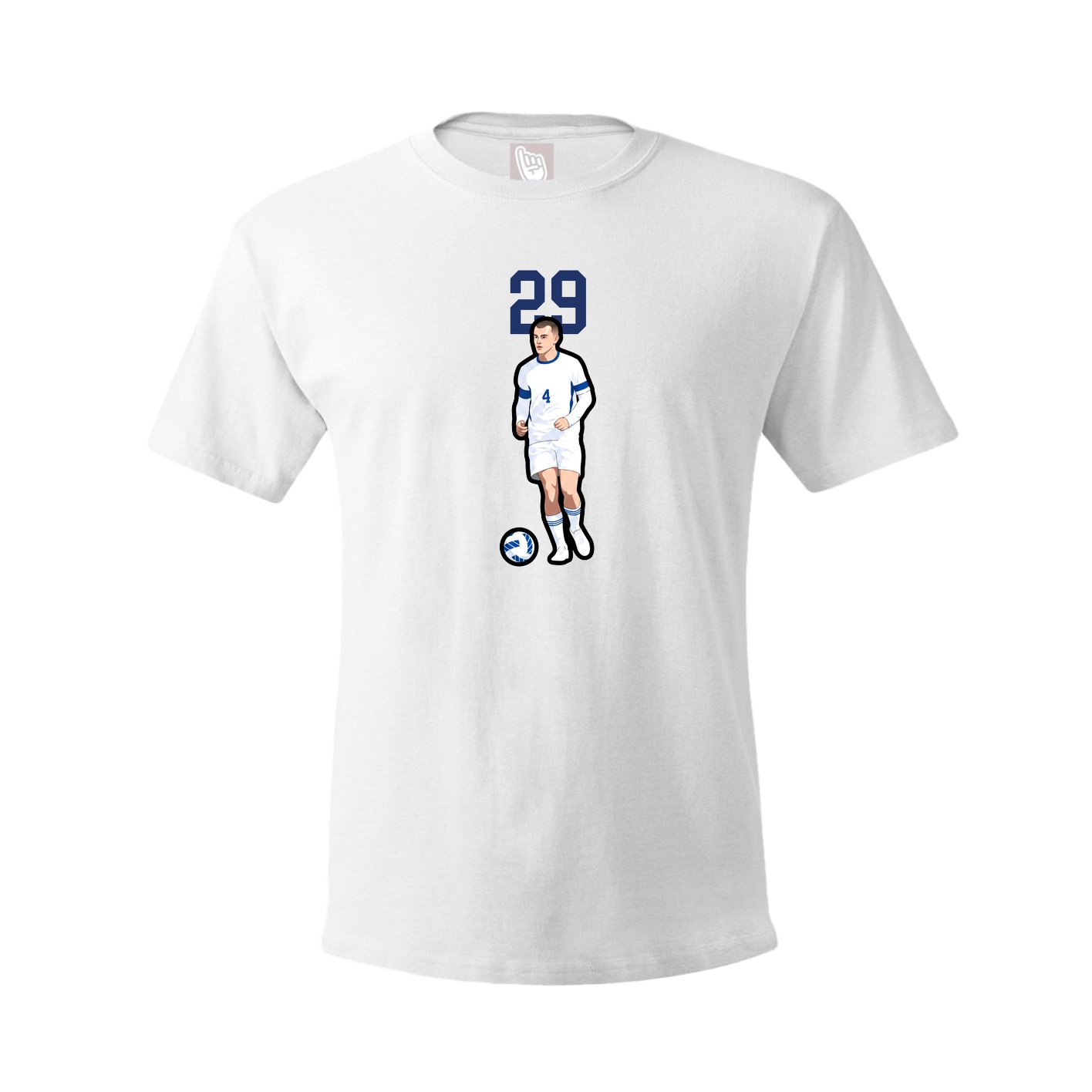 Tee — Number Top in White