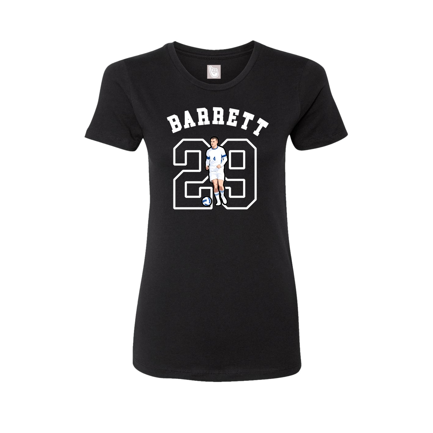 Fitted Women's Tee — Shirsey Arch in Black