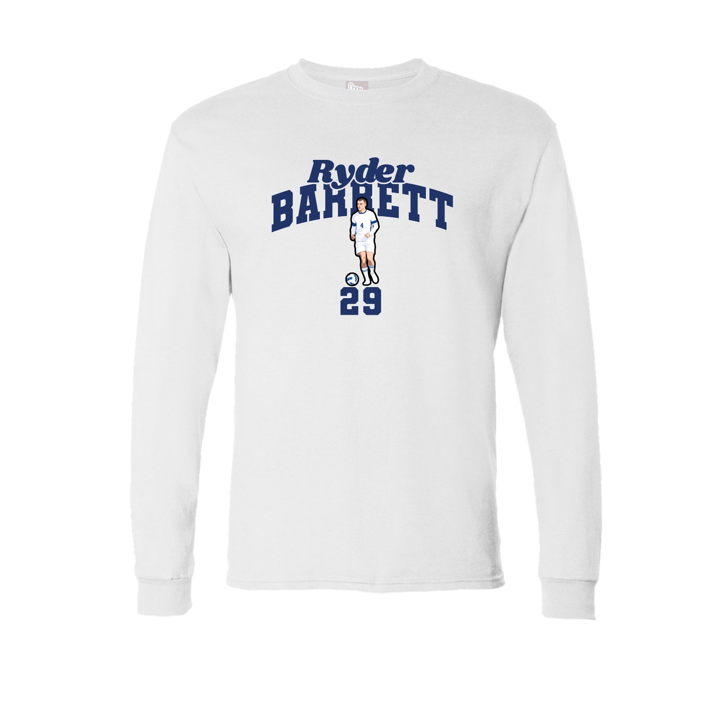 Long Sleeve Tee — Signature Arch in White