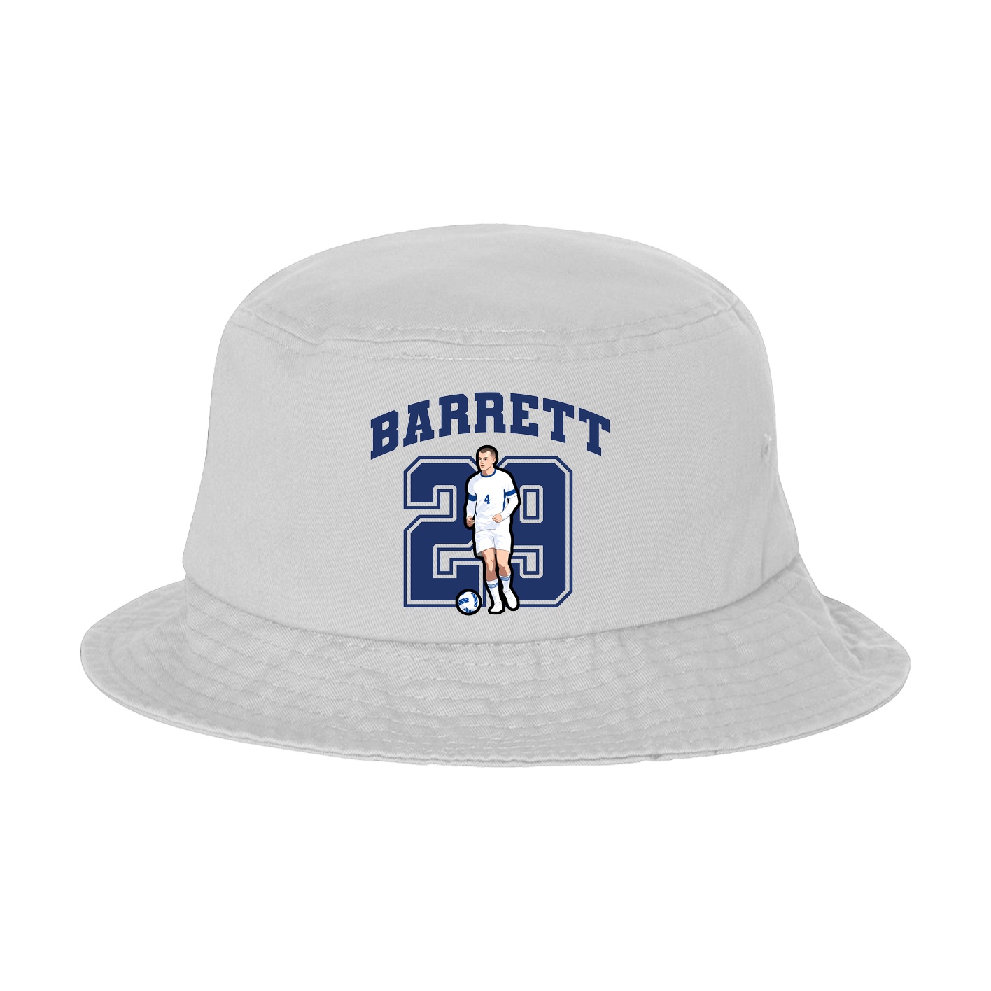 Bucket Cap — Number in White