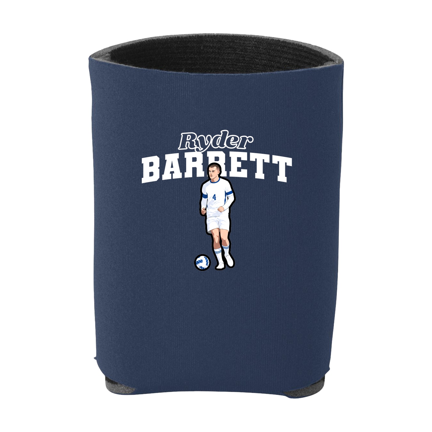 Can Holder — Name Arch in Navy