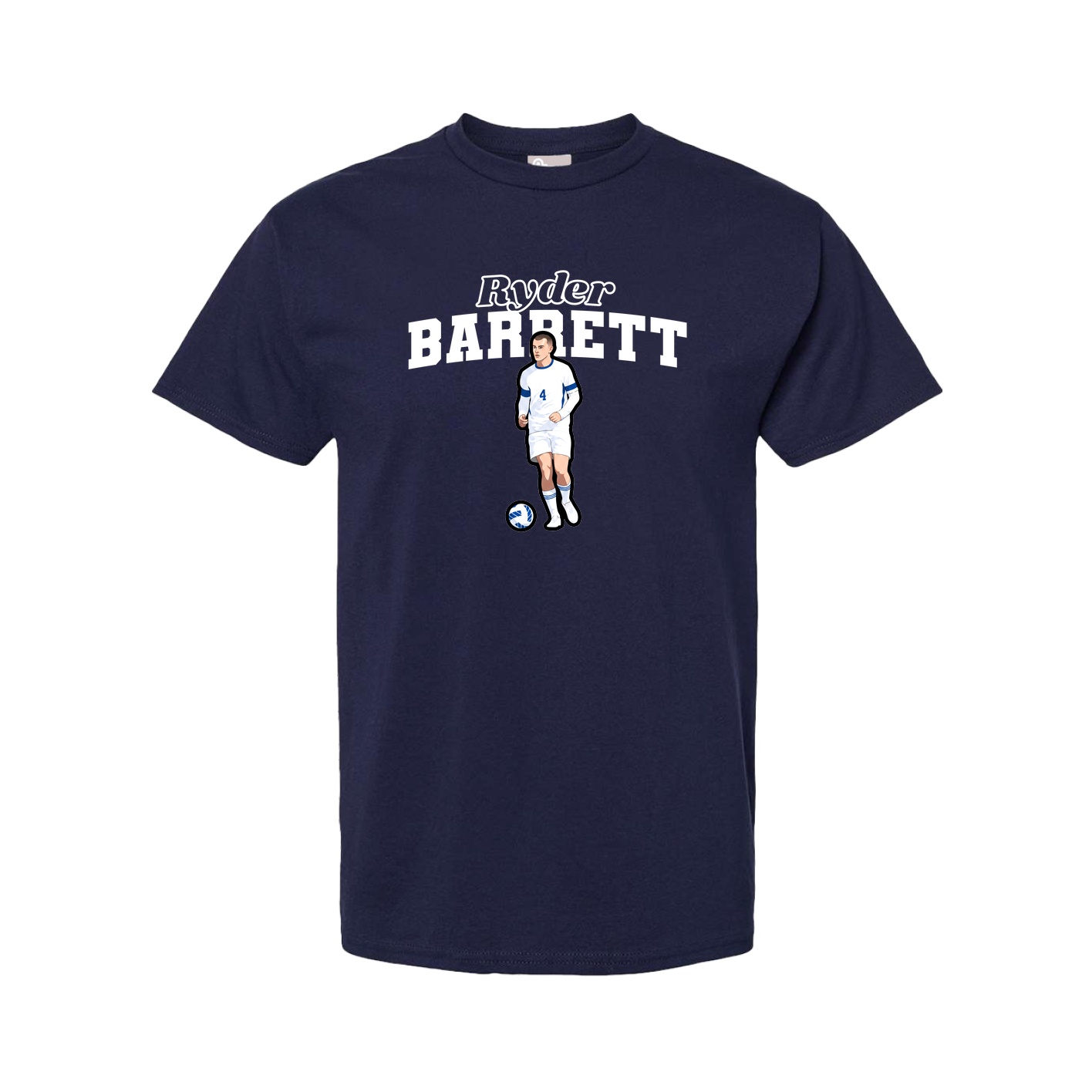 Tee — Name Arch in Navy