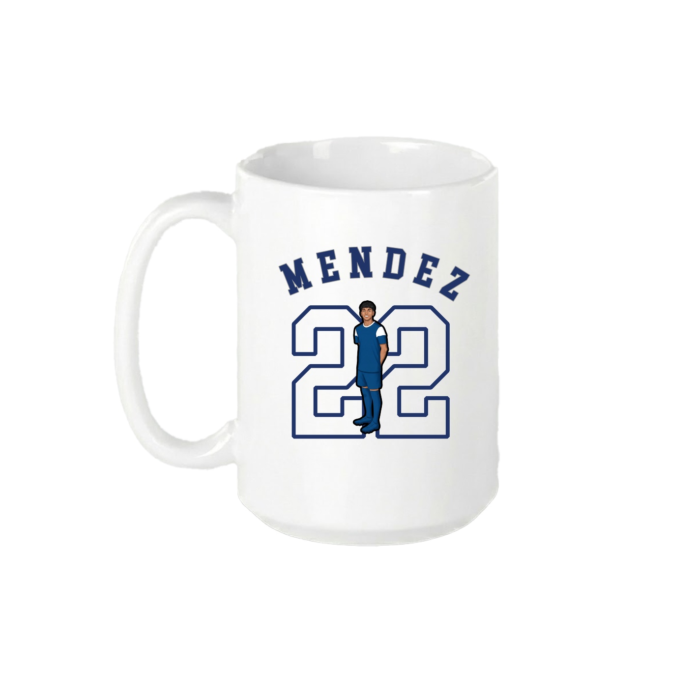 15oz Coffee Mug — Shirsey Arch in White