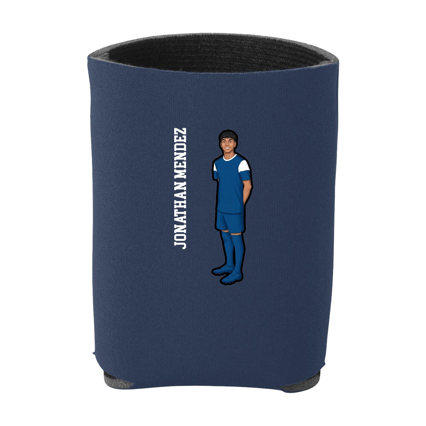 Can Holder — Name Vertical in Navy