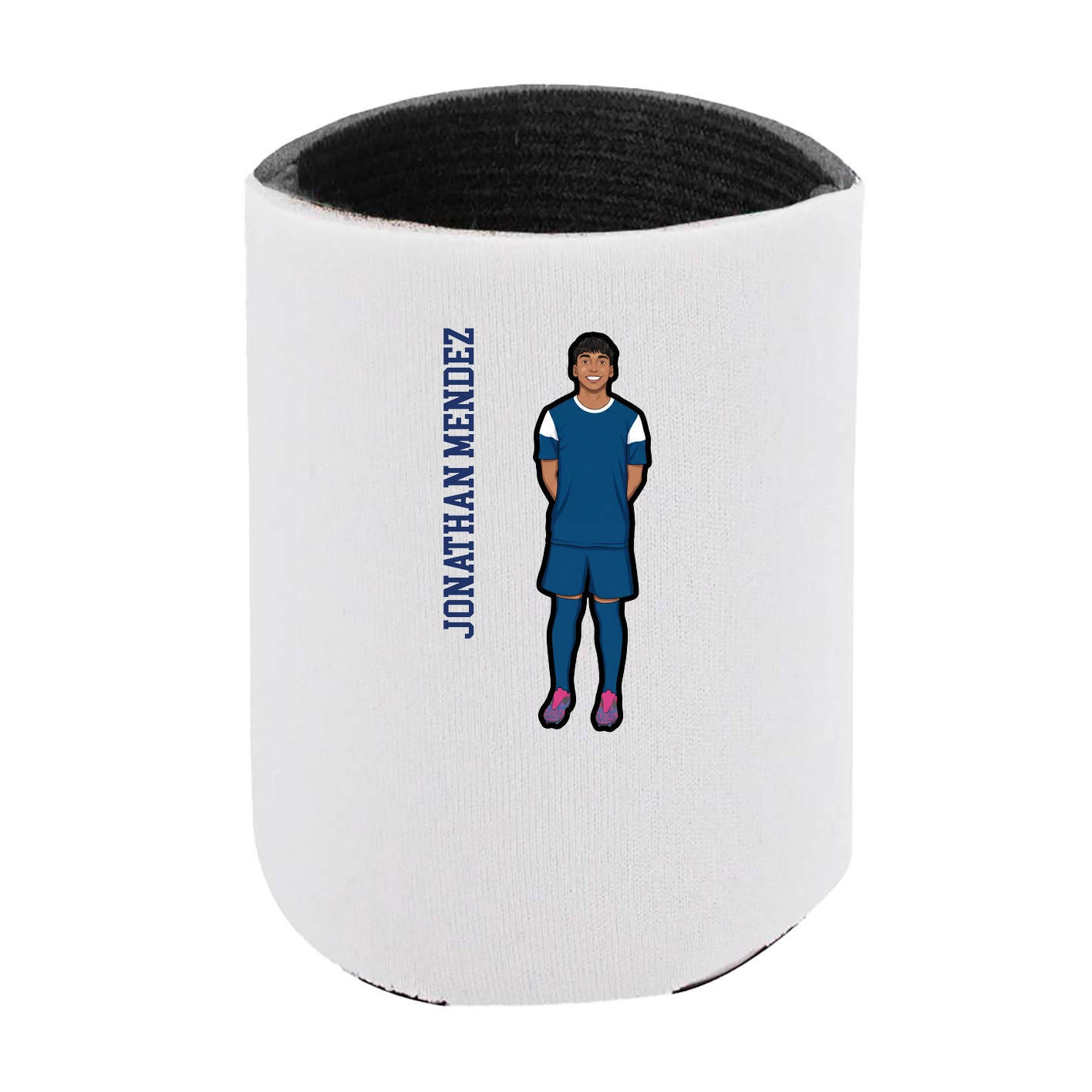 Can Holder — Name Vertical in White