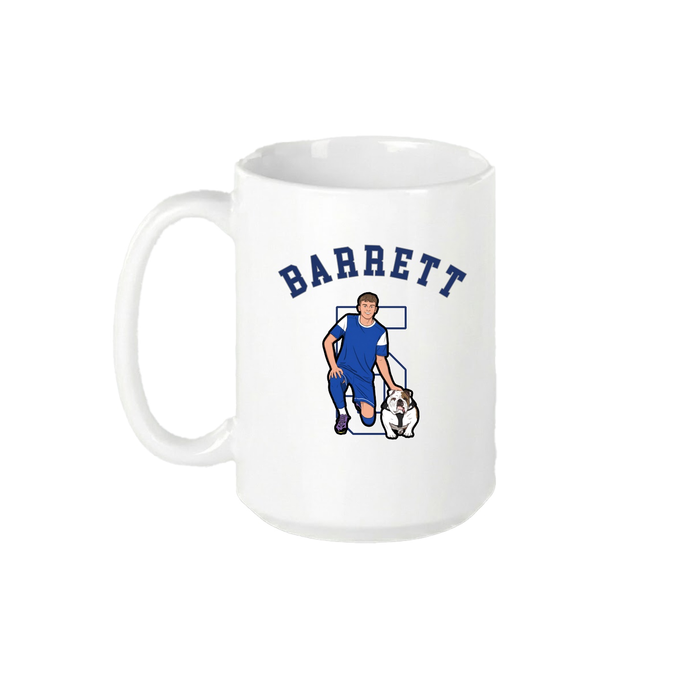 15oz Coffee Mug — Shirsey Arch in White