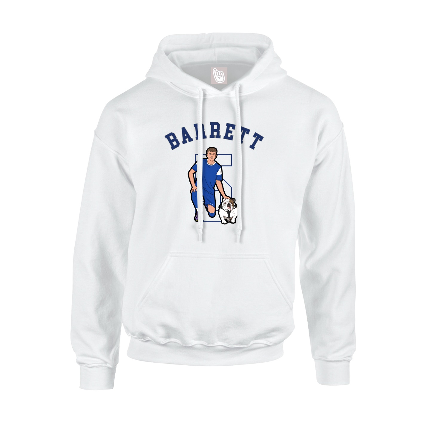 Youth Hoodie — Shirsey Arch in White
