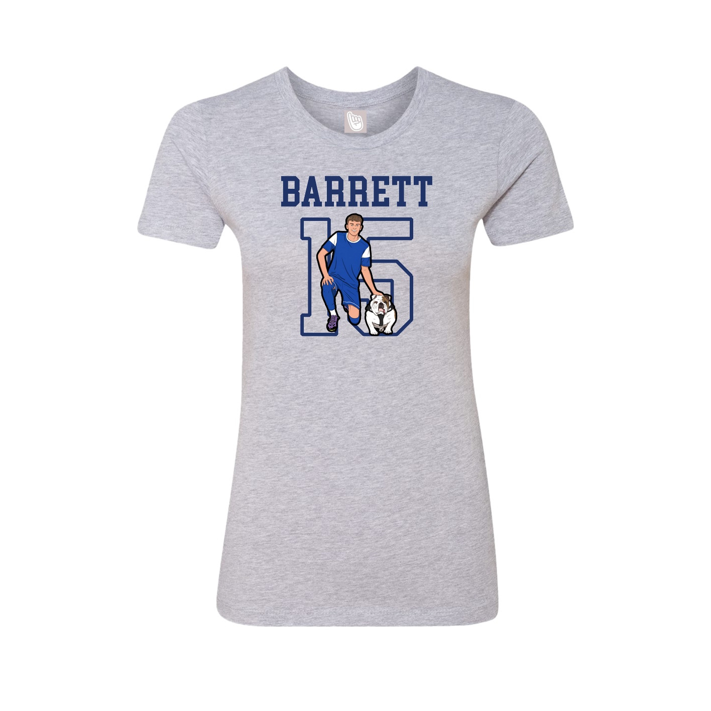 Fitted Women's Tee — Shirsey in Grey
