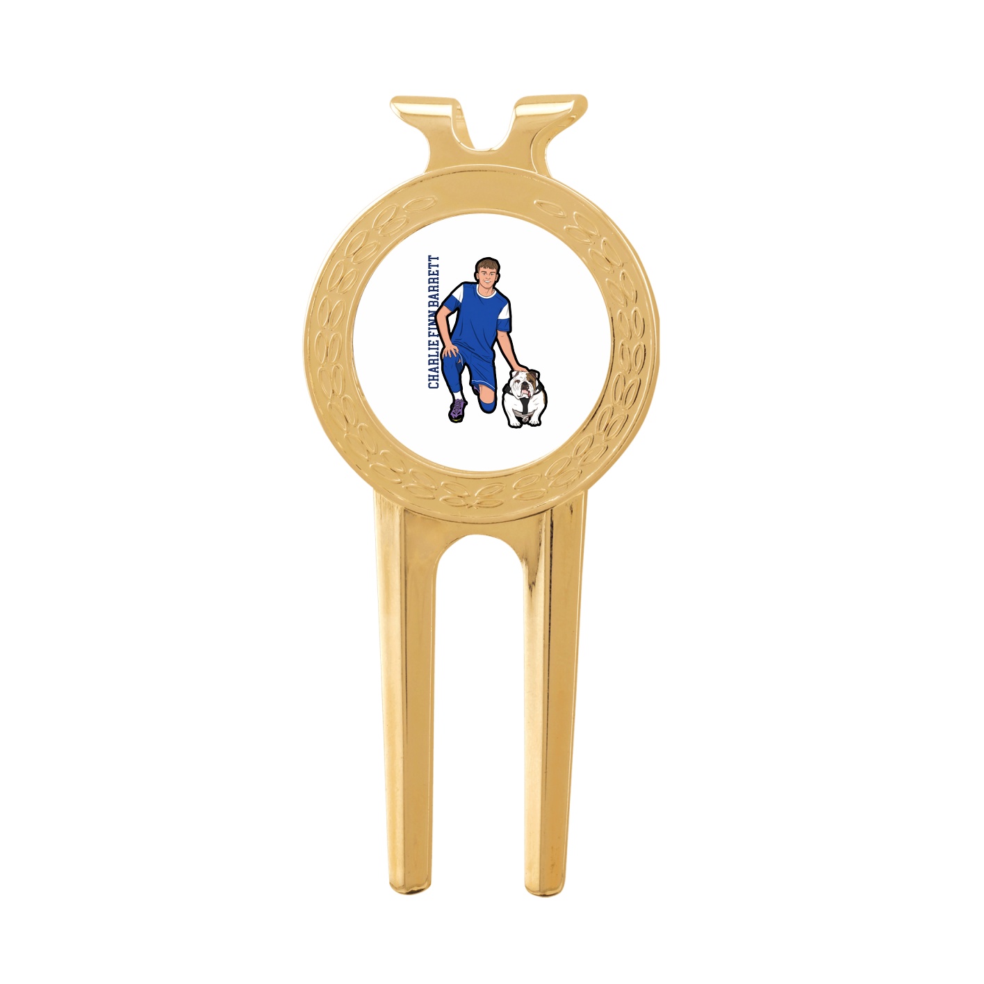 Divot Tool with Ball Marker — Name Vertical in Classic