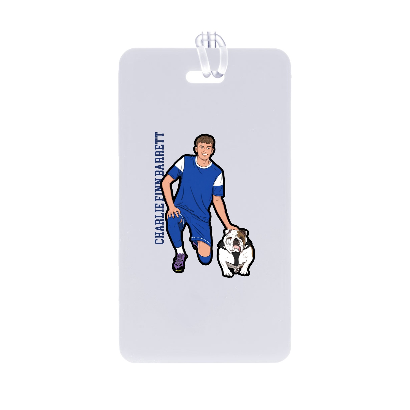Bag Tag — Name Vertical in Classic