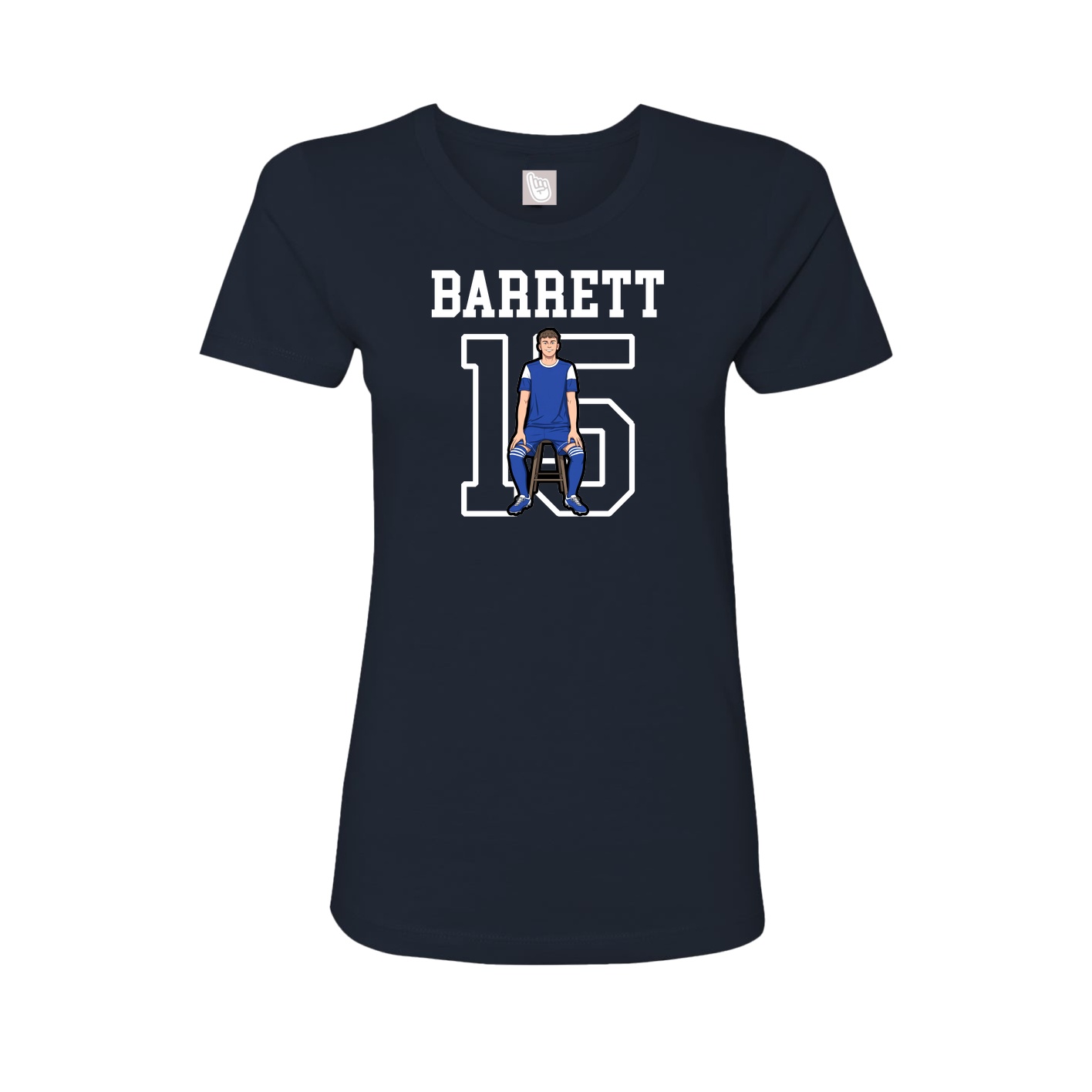 Fitted Women's Tee — Shirsey in Navy
