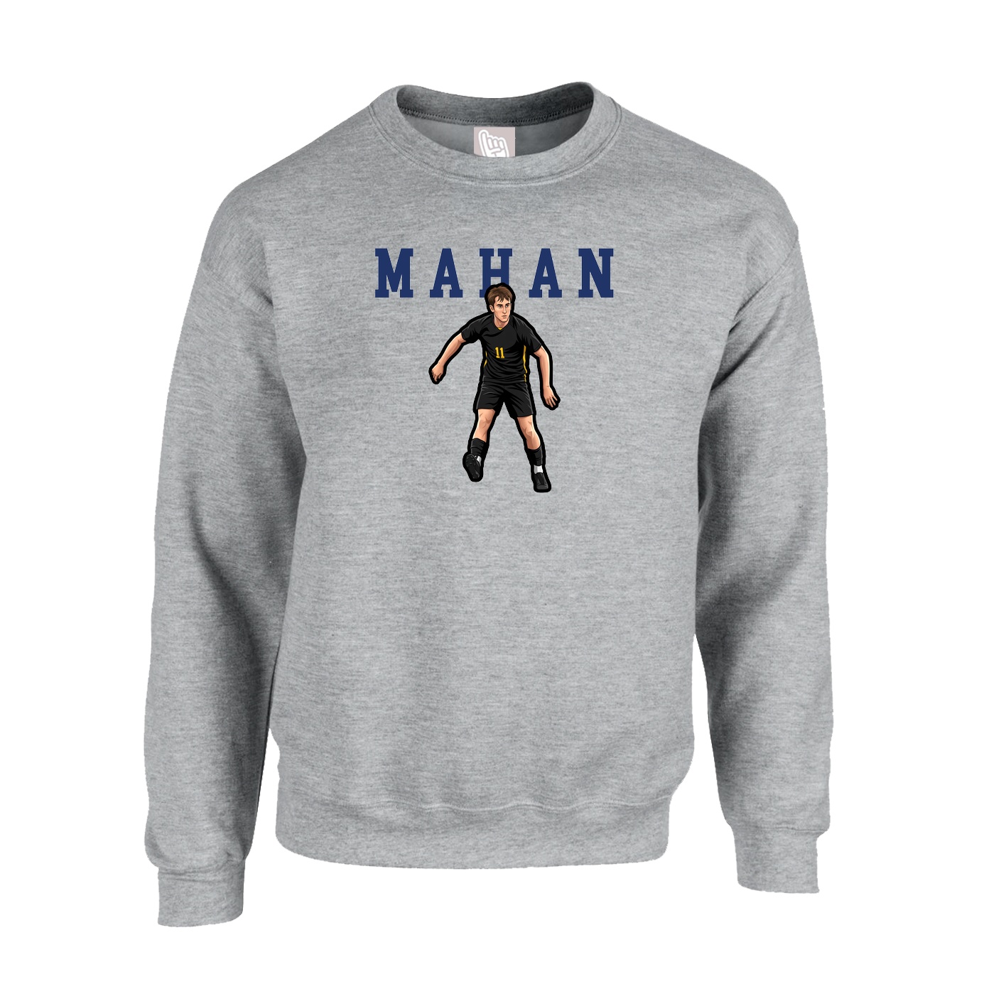 Fleece Crew — Shirsey in Grey