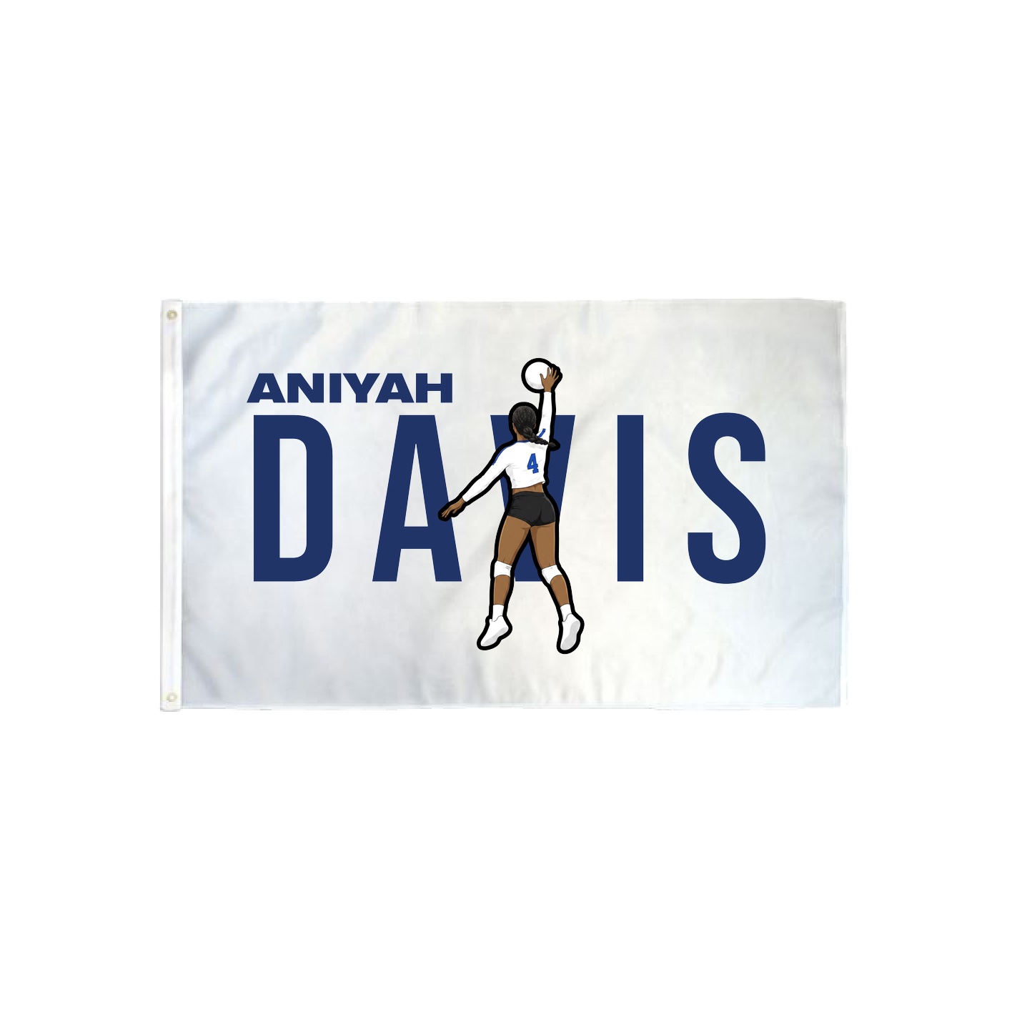 3x5 Flag — Player Name in Classic