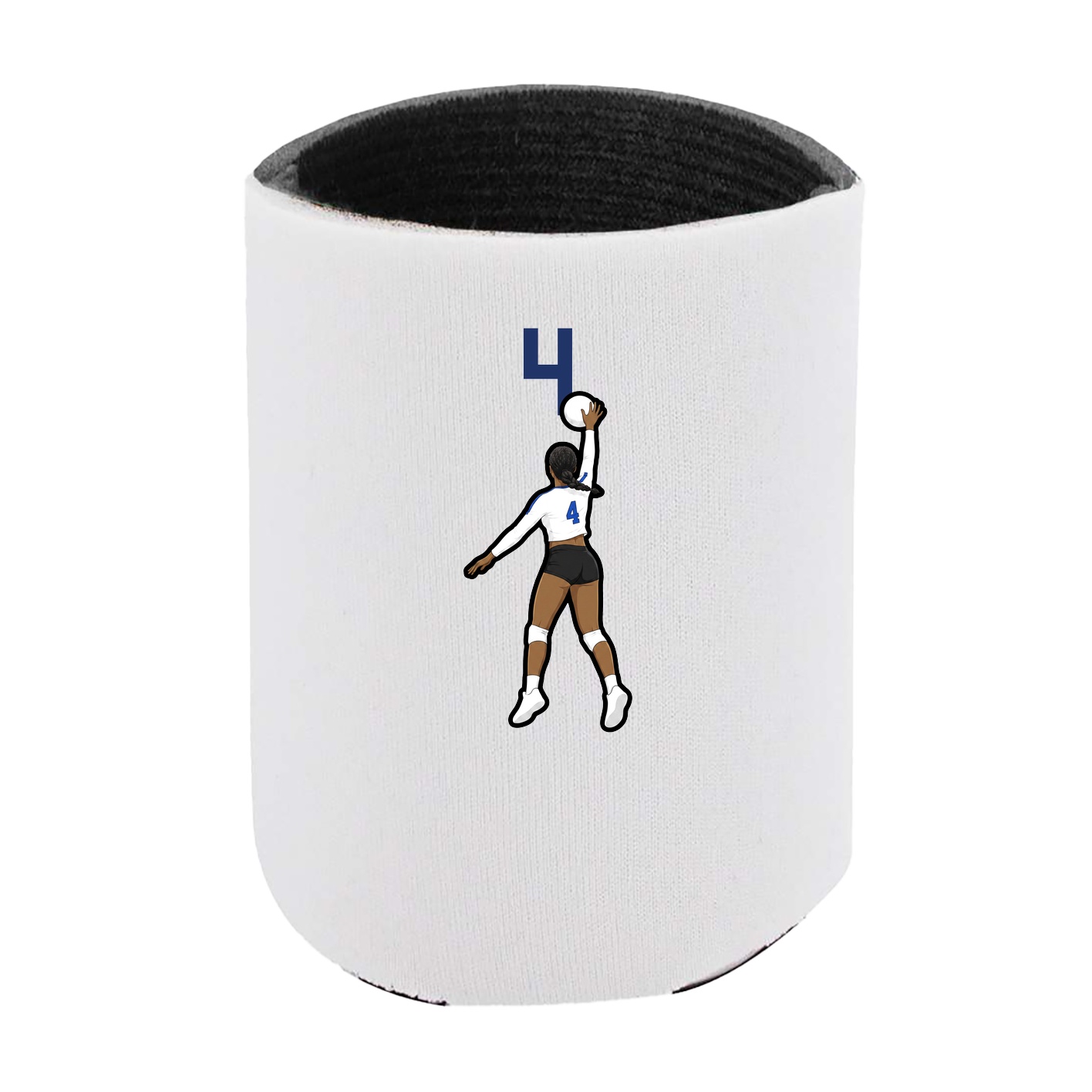 Can Holder — Number Top in White