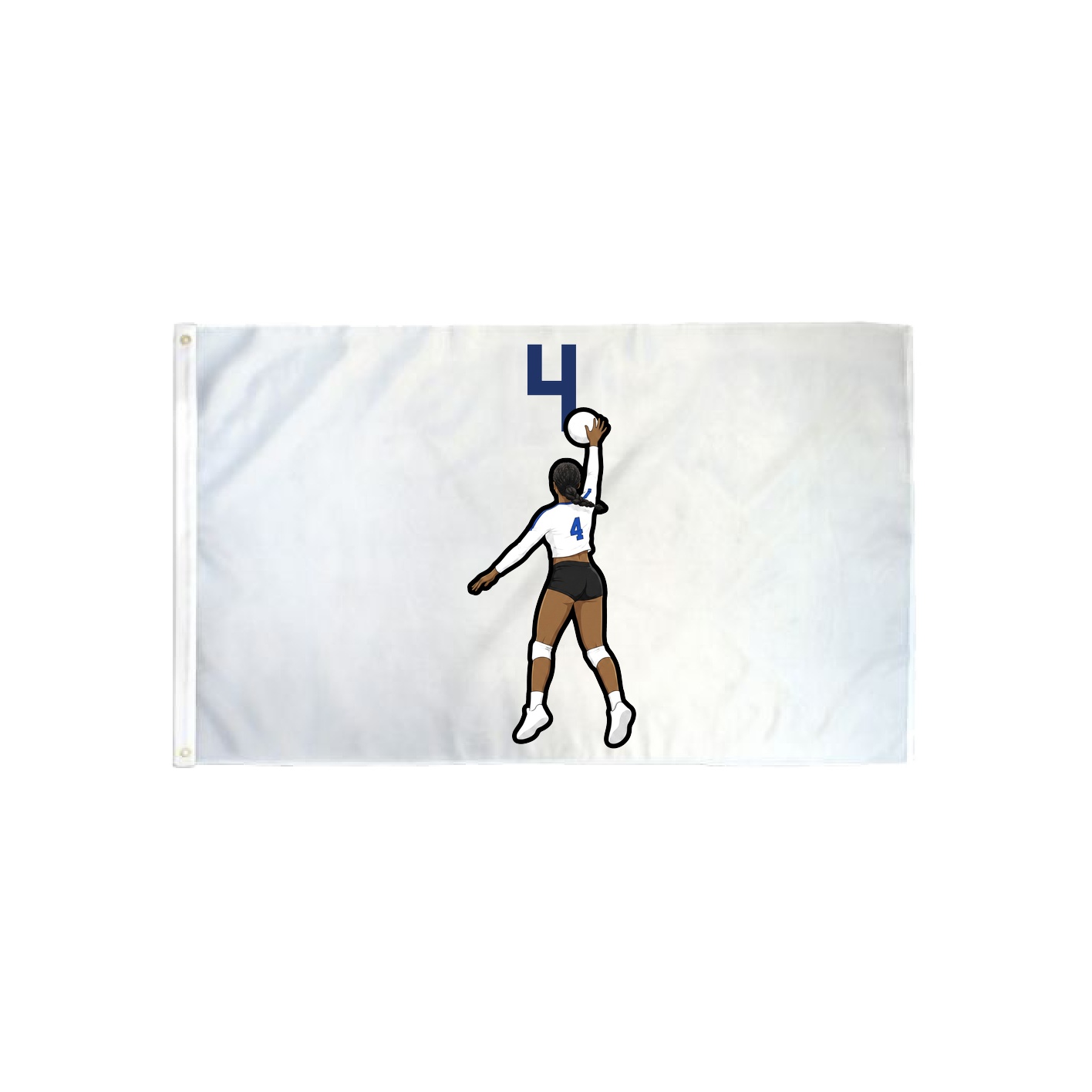 3x5 Flag — Number Top in Classic