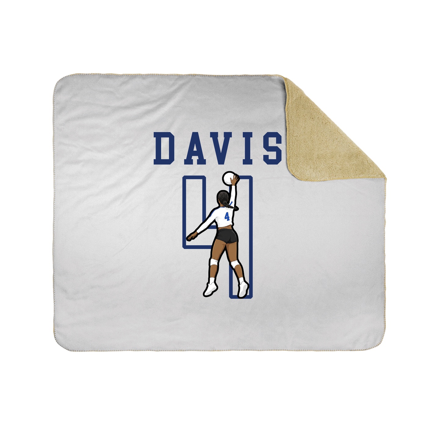 Throw Blanket — Shirsey in White
