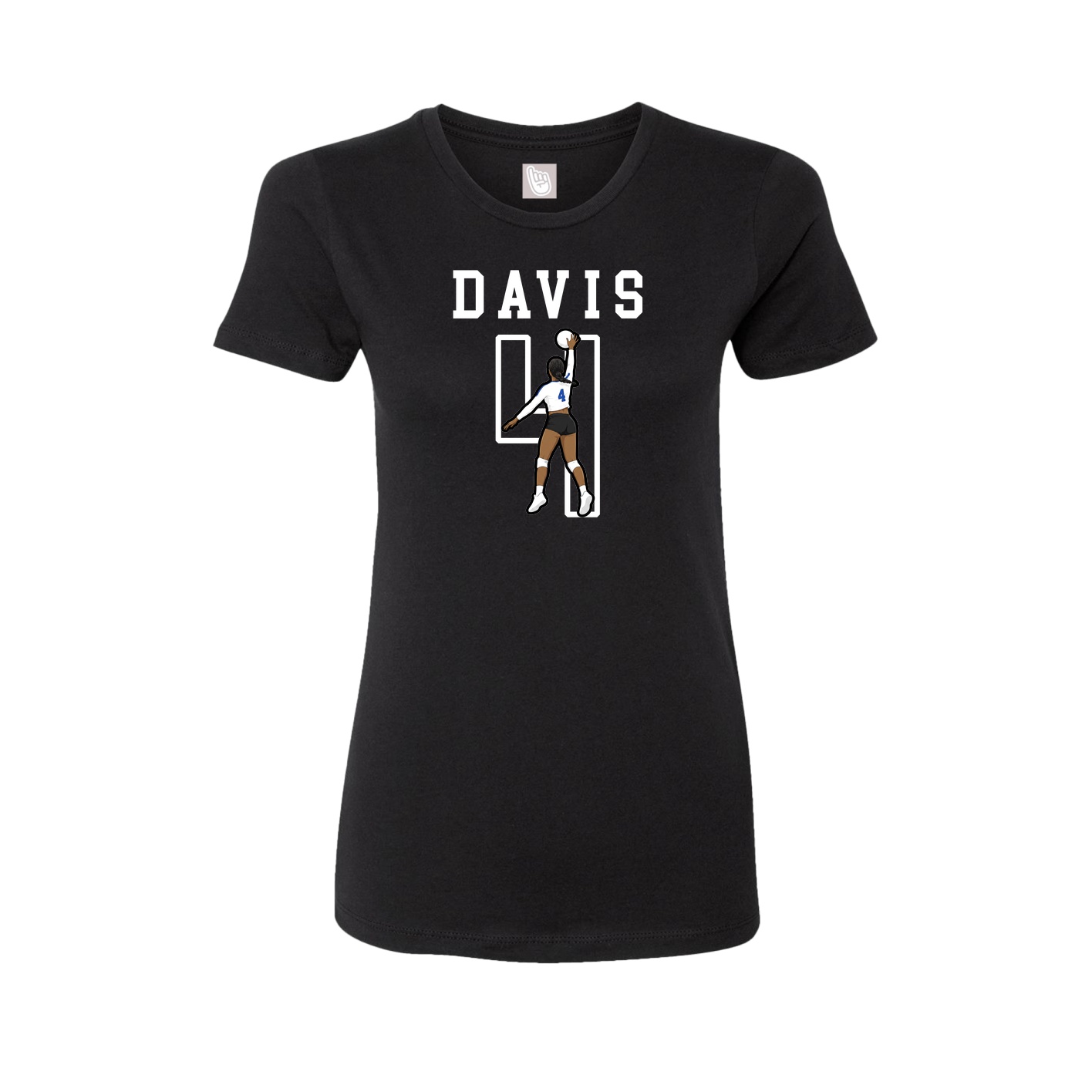 Fitted Women's Tee — Shirsey in Black