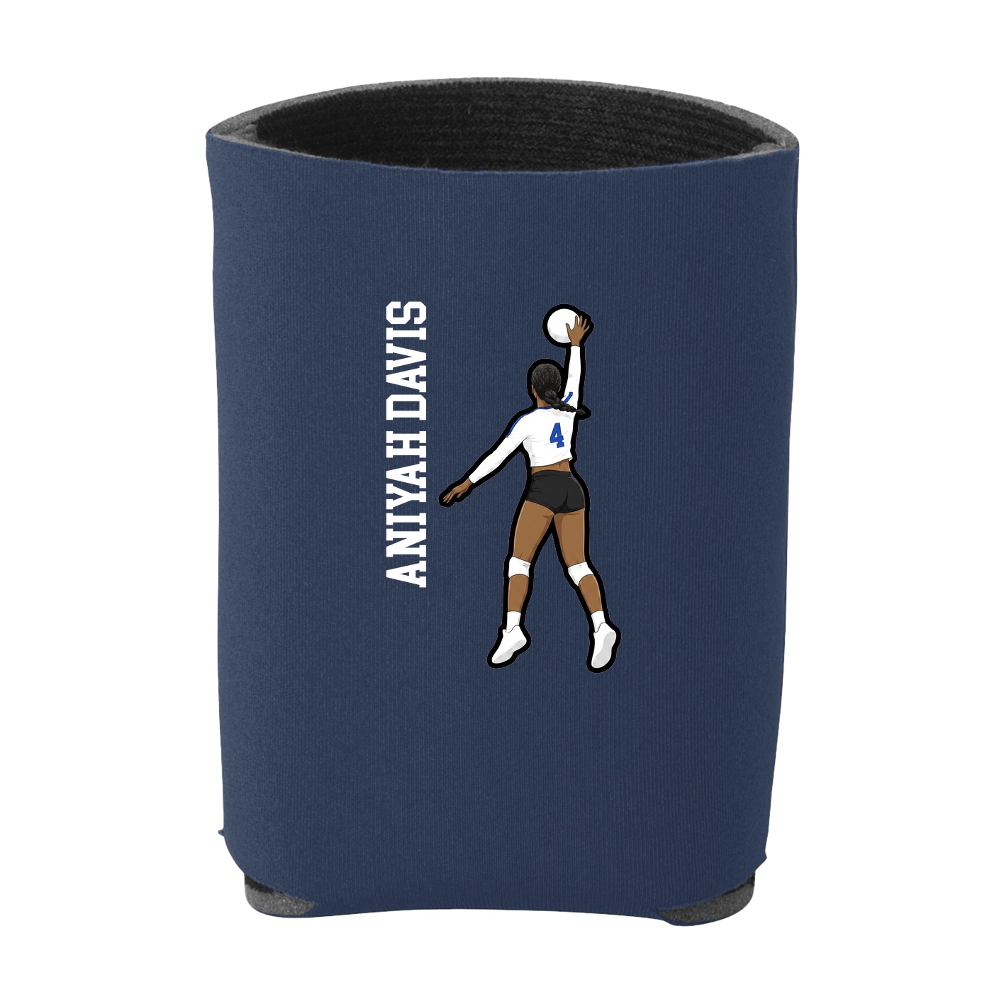 Can Holder — Name Vertical in Navy