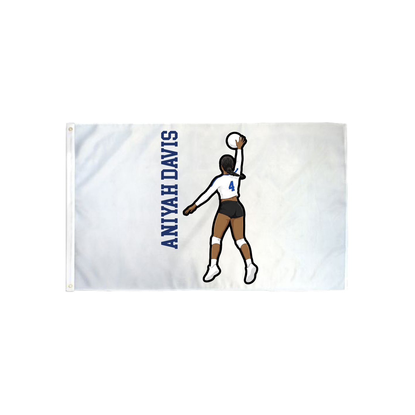 3x5 Flag — Name Vertical in Classic