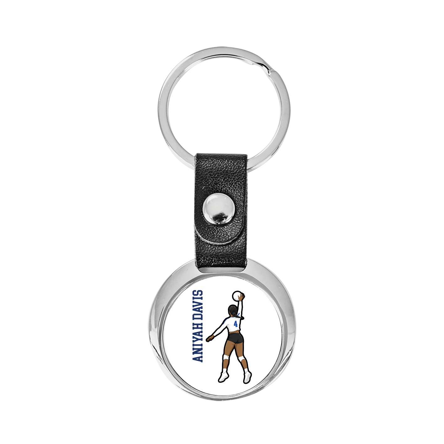 Key Chain — Name Vertical in Classic