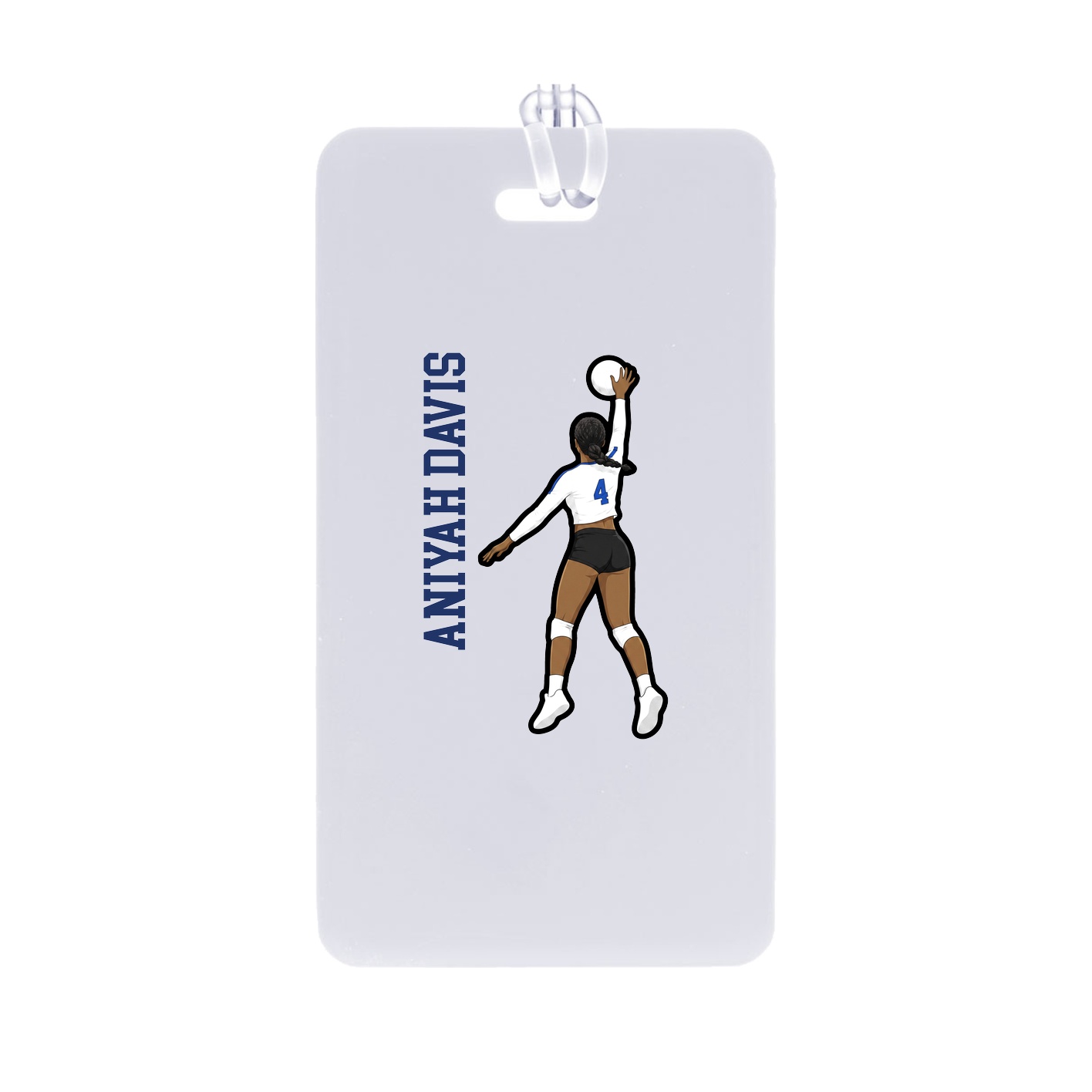 Bag Tag — Name Vertical in Classic