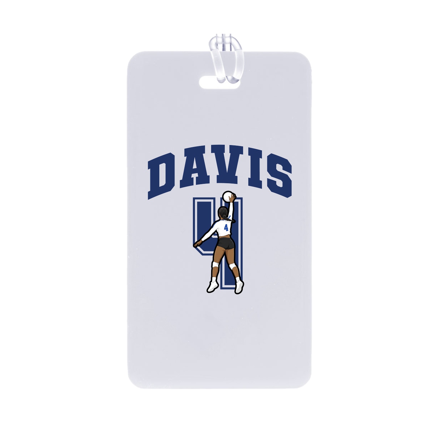 Bag Tag — Number in Classic