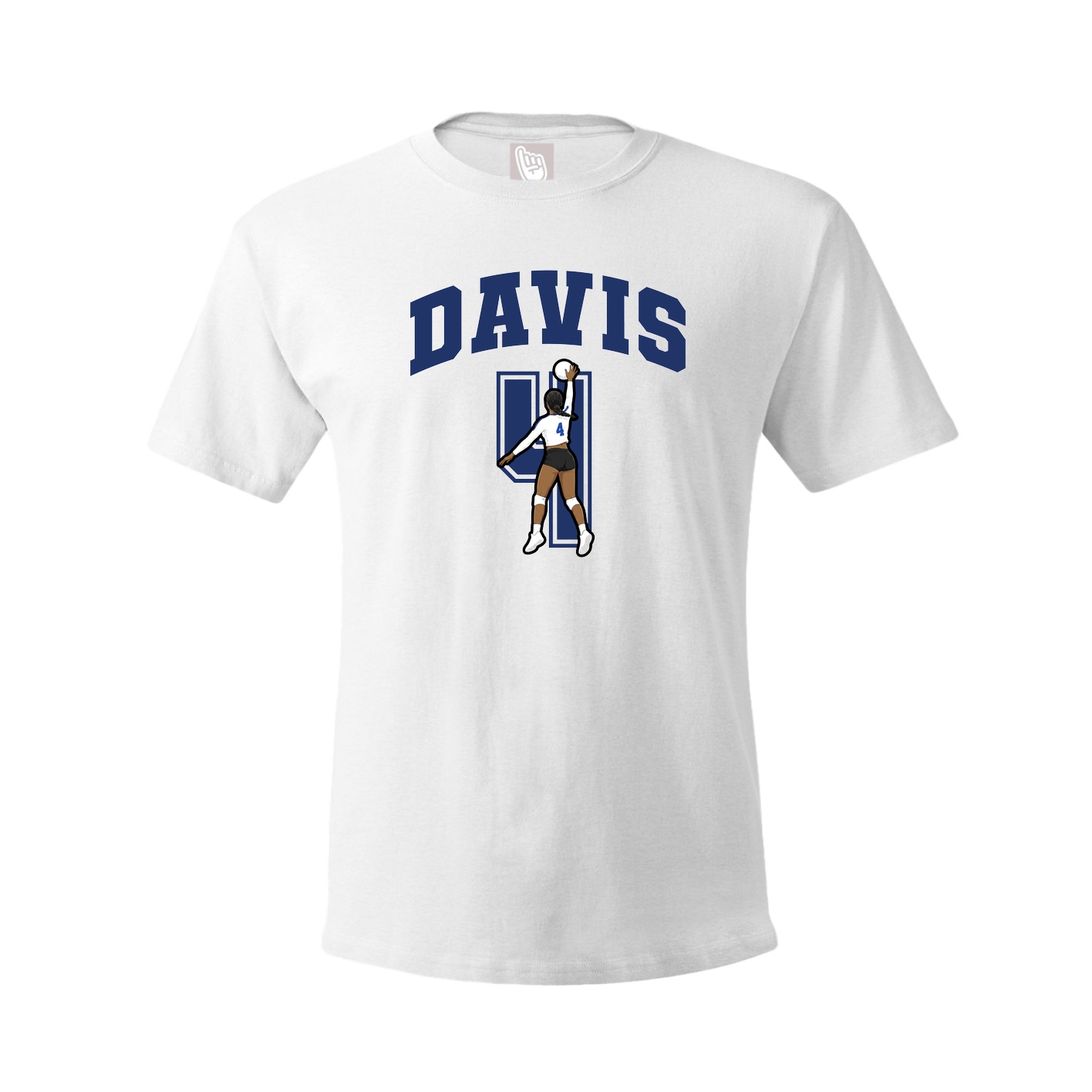 Tee — Number in White