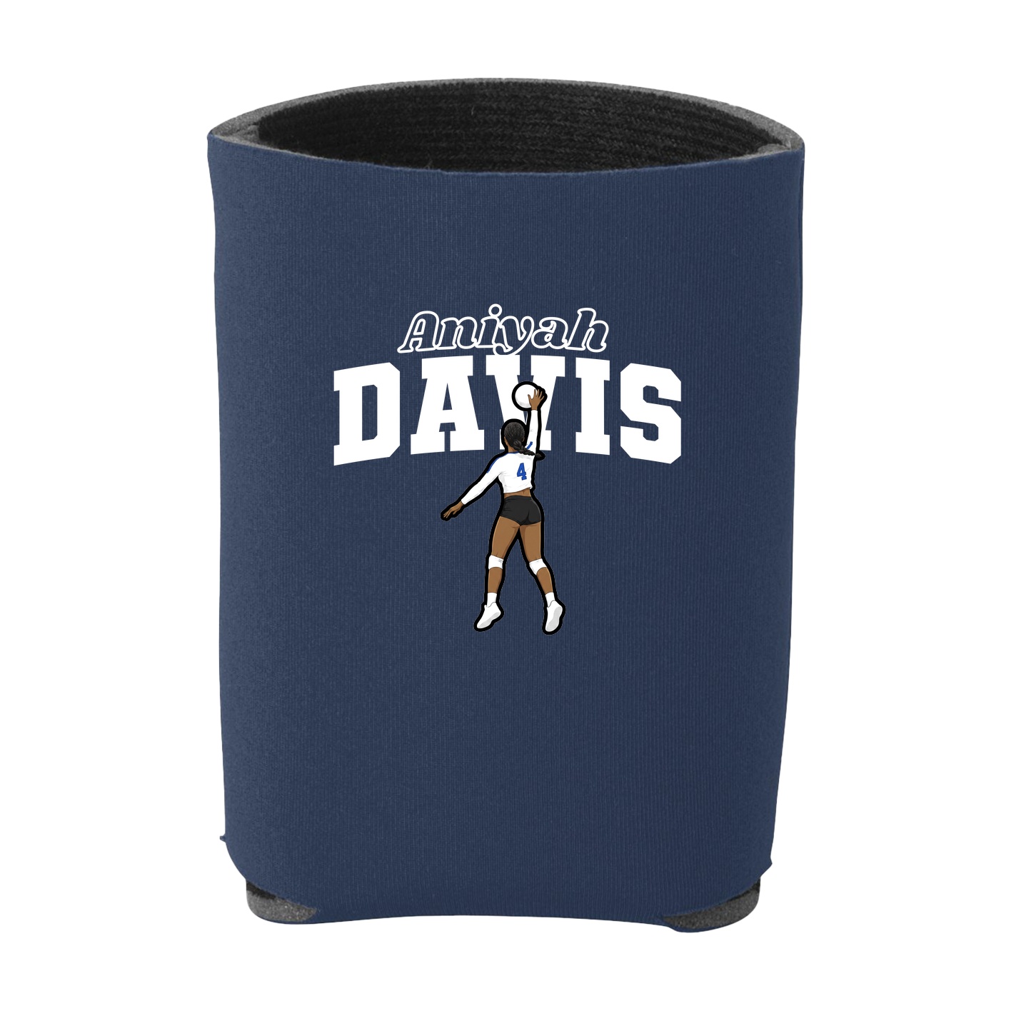 Can Holder — Name Arch in Navy