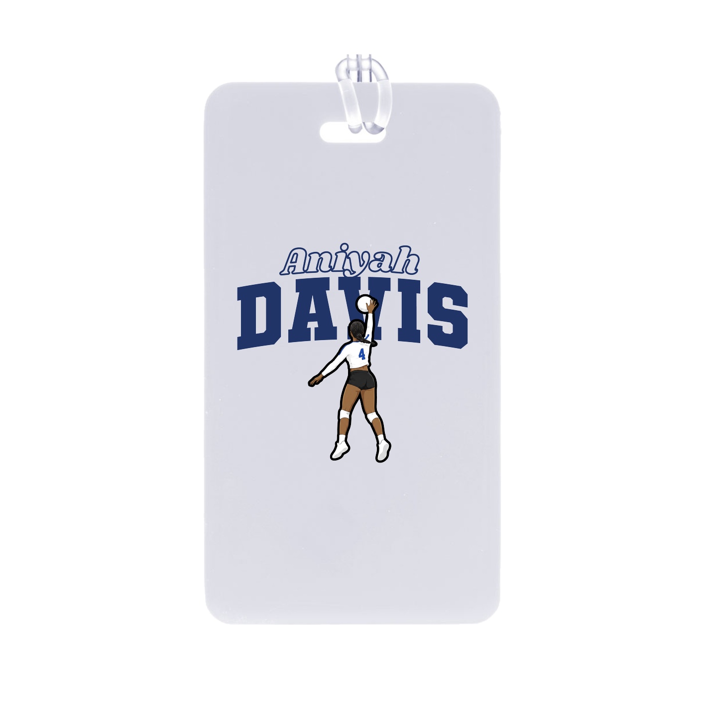 Bag Tag — Name Arch in Classic