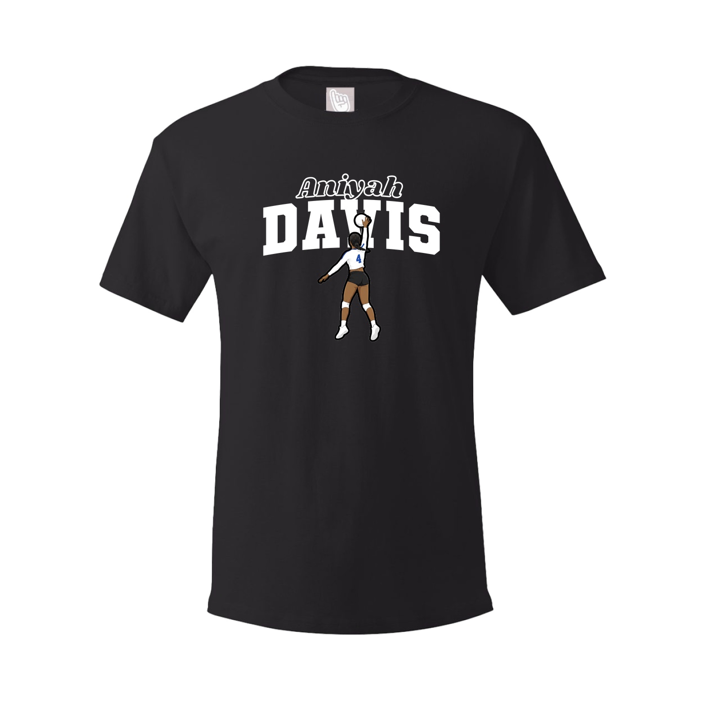 Youth Tee — Name Arch in Black