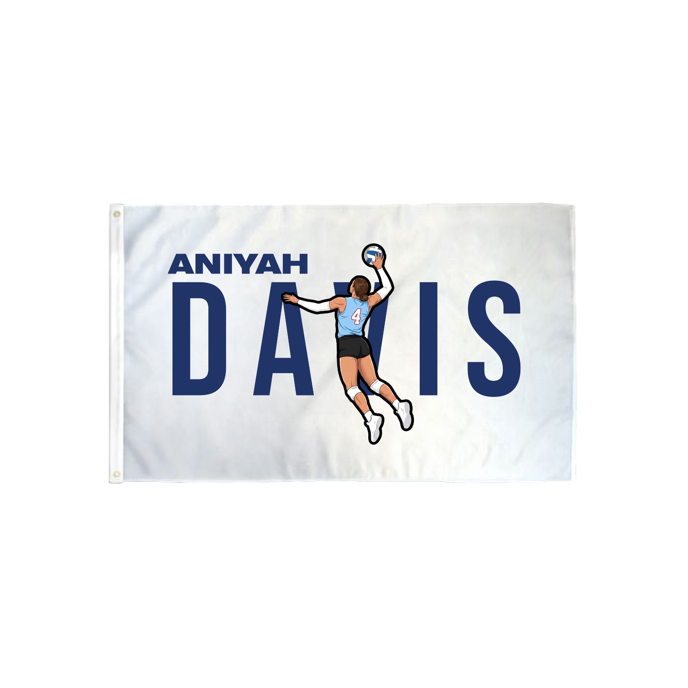 3x5 Flag — Player Name in Classic