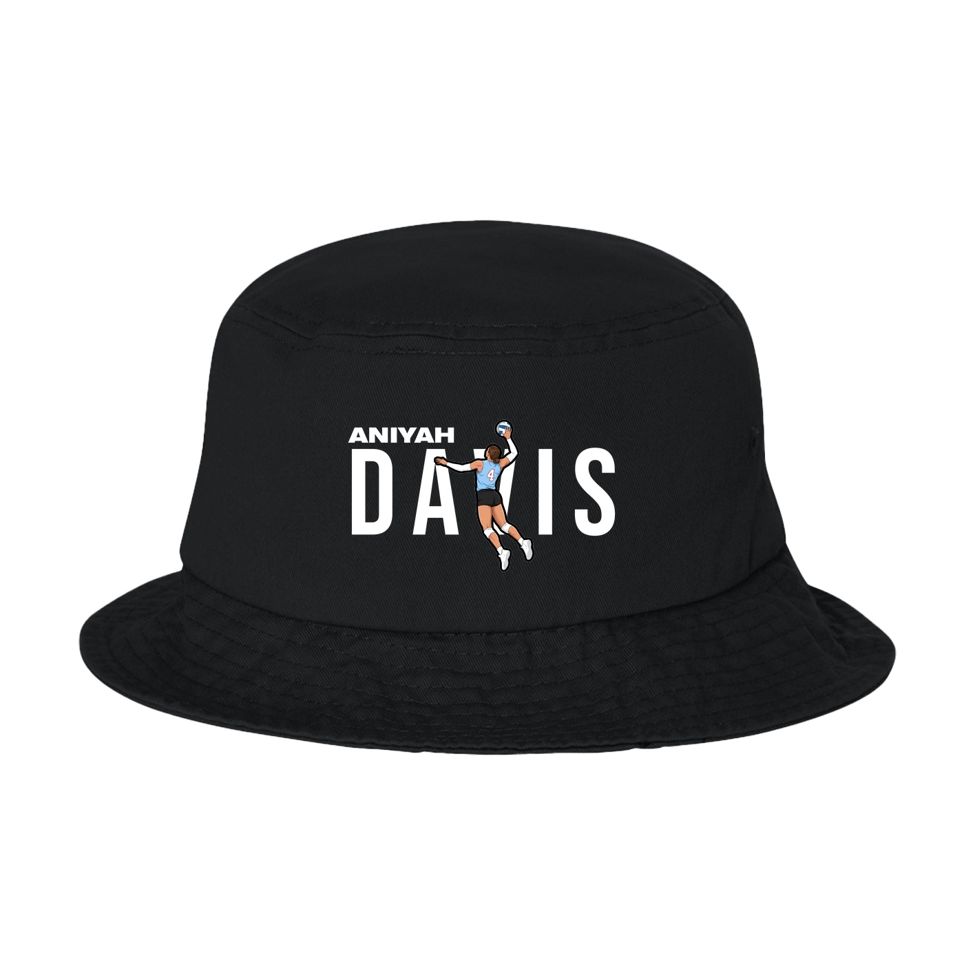 Bucket Cap — Player Name in Black