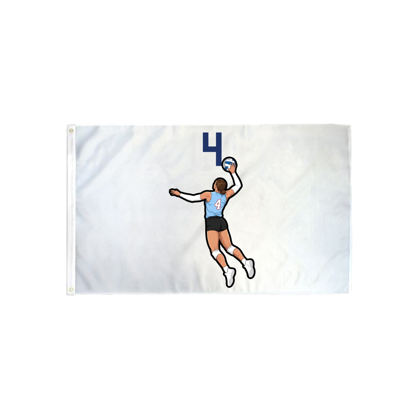 3x5 Flag — Number Top in Classic