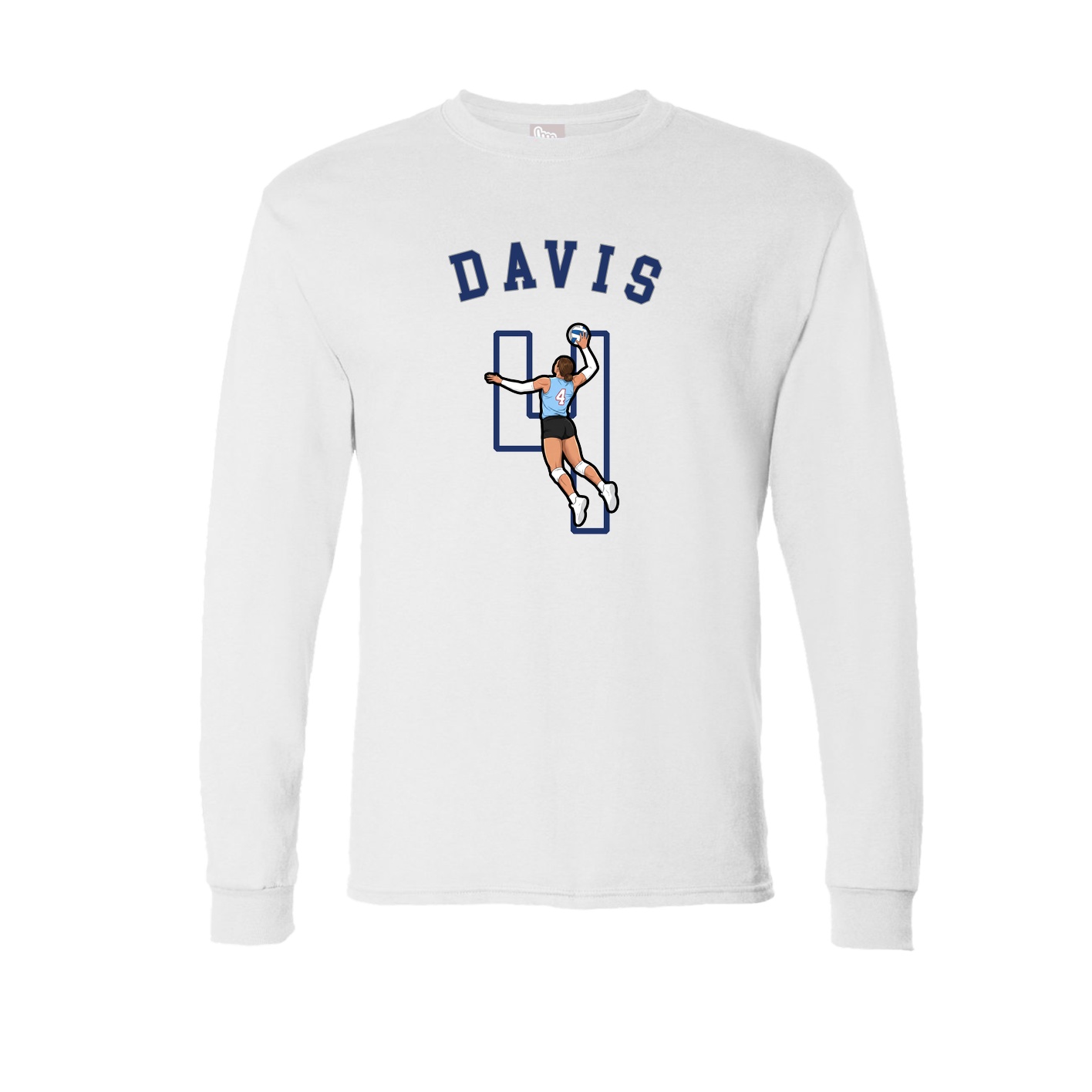 Long Sleeve Tee — Shirsey Arch in White