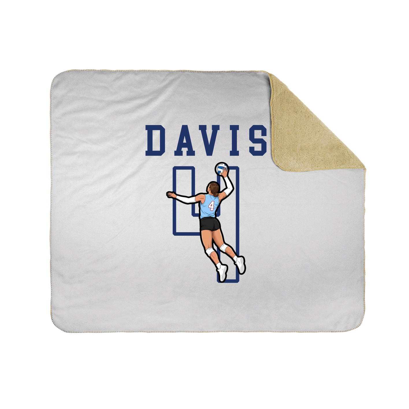 Throw Blanket — Shirsey in White