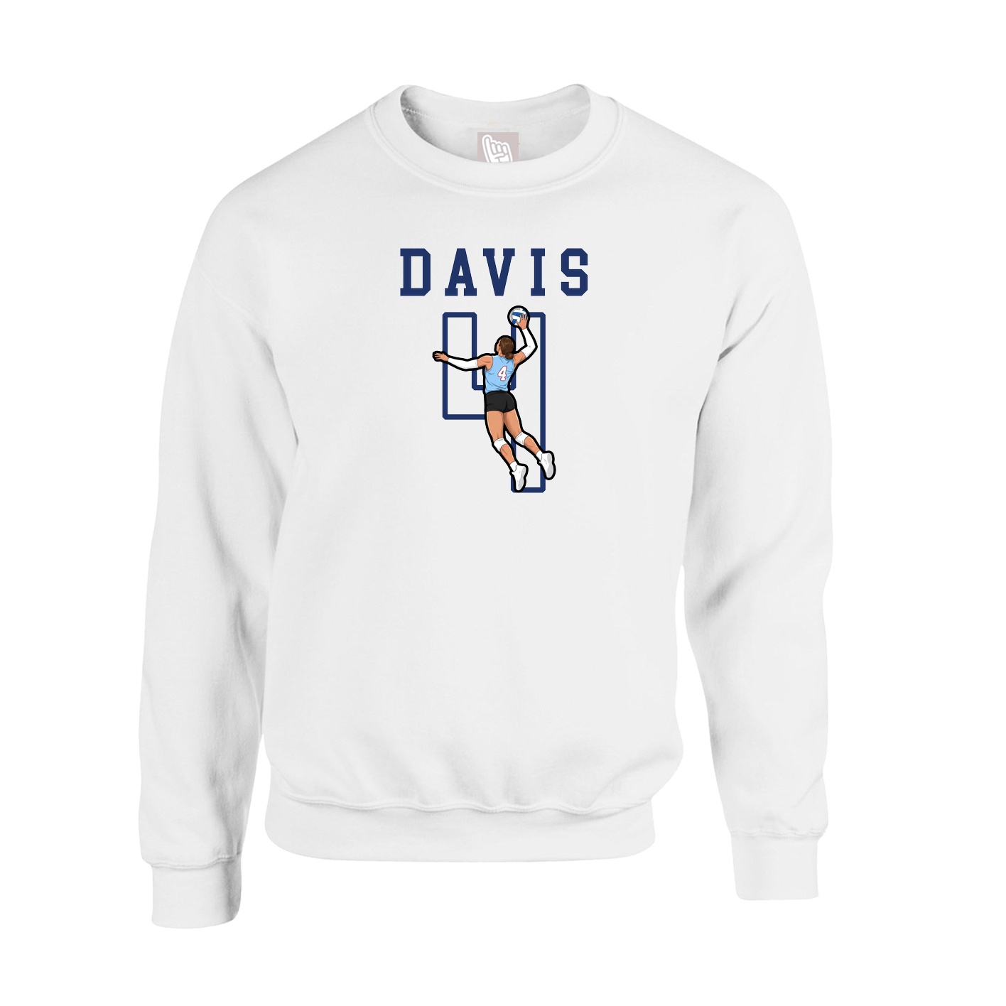 Fleece Crew — Shirsey in White