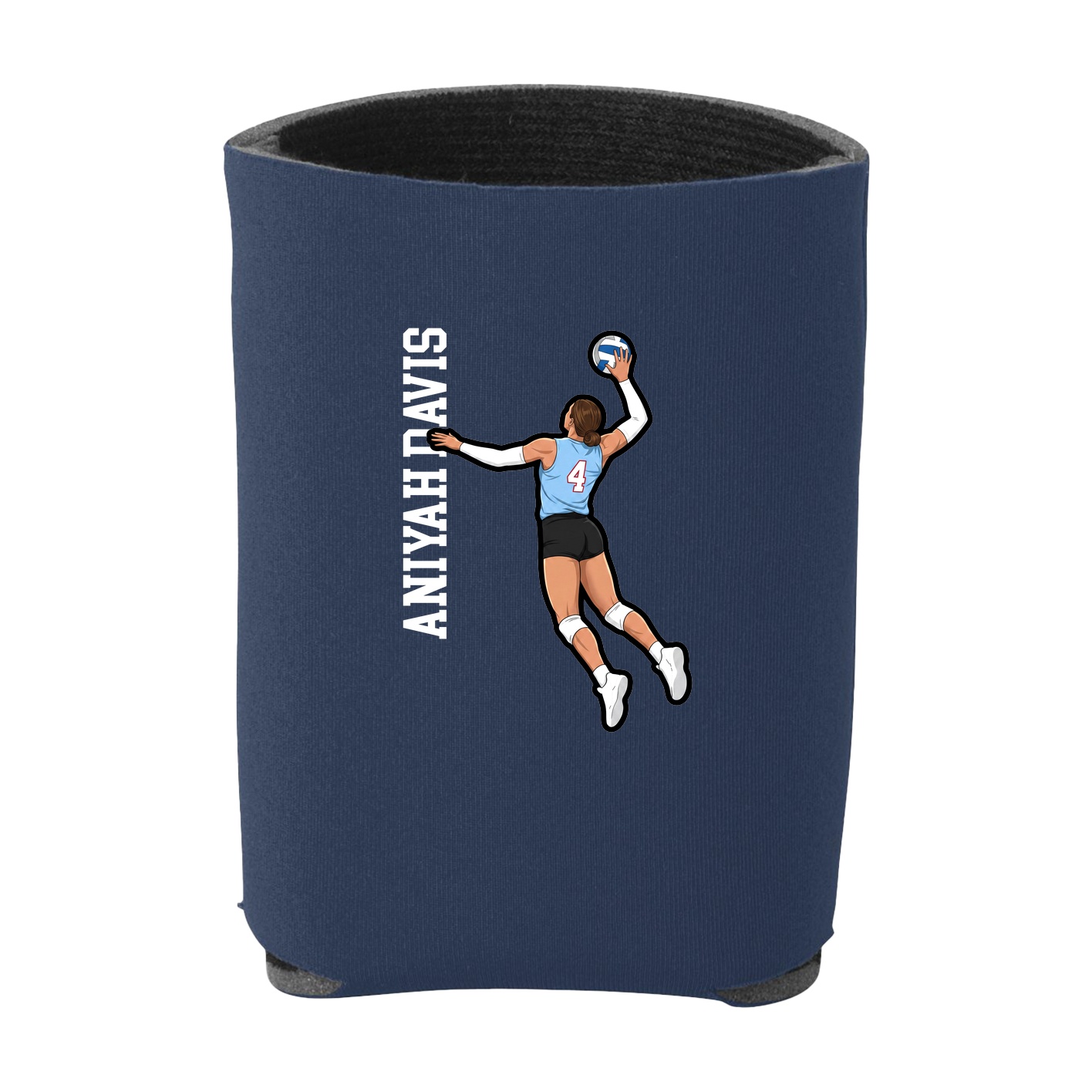 Can Holder — Name Vertical in Navy