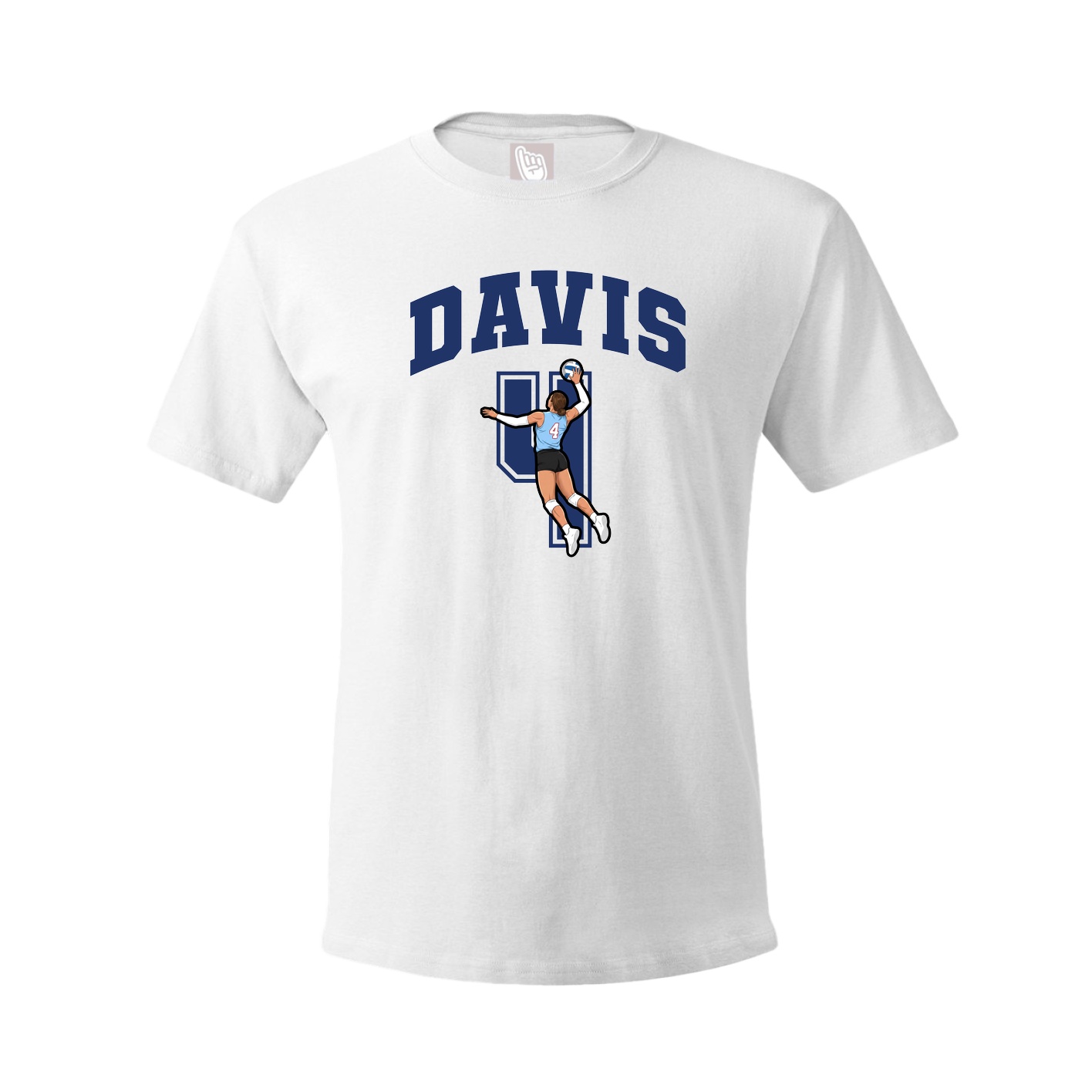 Tee — Number in White
