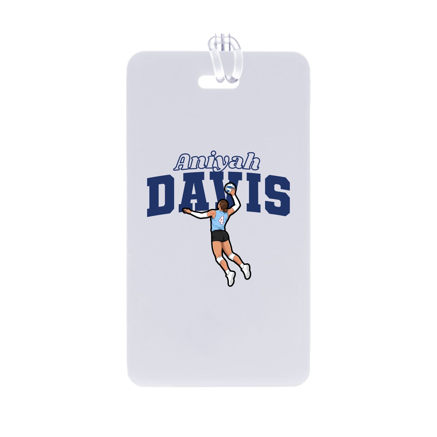 Bag Tag — Name Arch in Classic