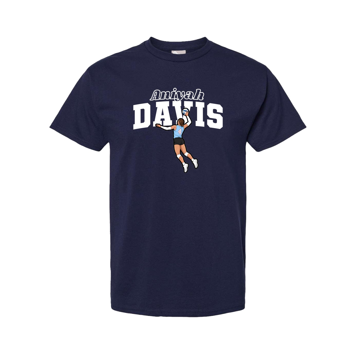 Tee — Name Arch in Navy