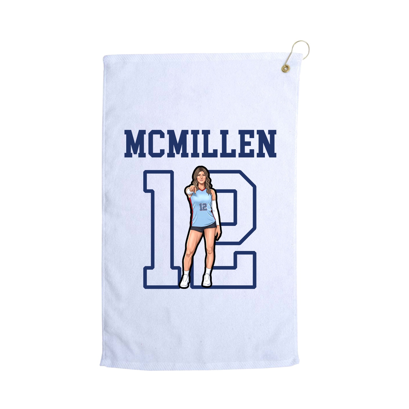 Golf Towel — Shirsey in White