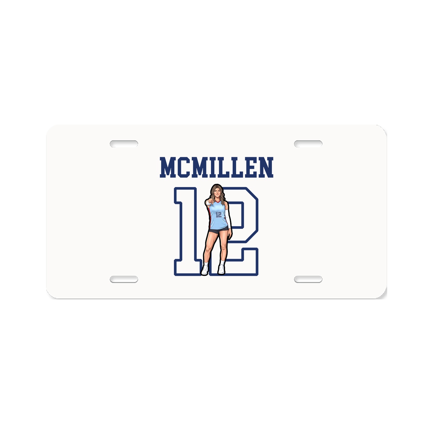 License Plate — Shirsey in Classic