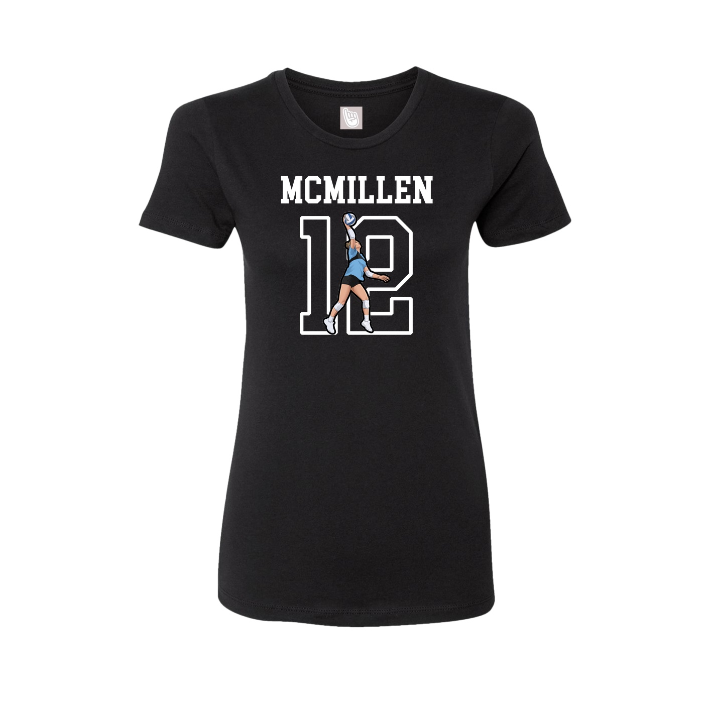 Fitted Women's Tee — Shirsey in Black
