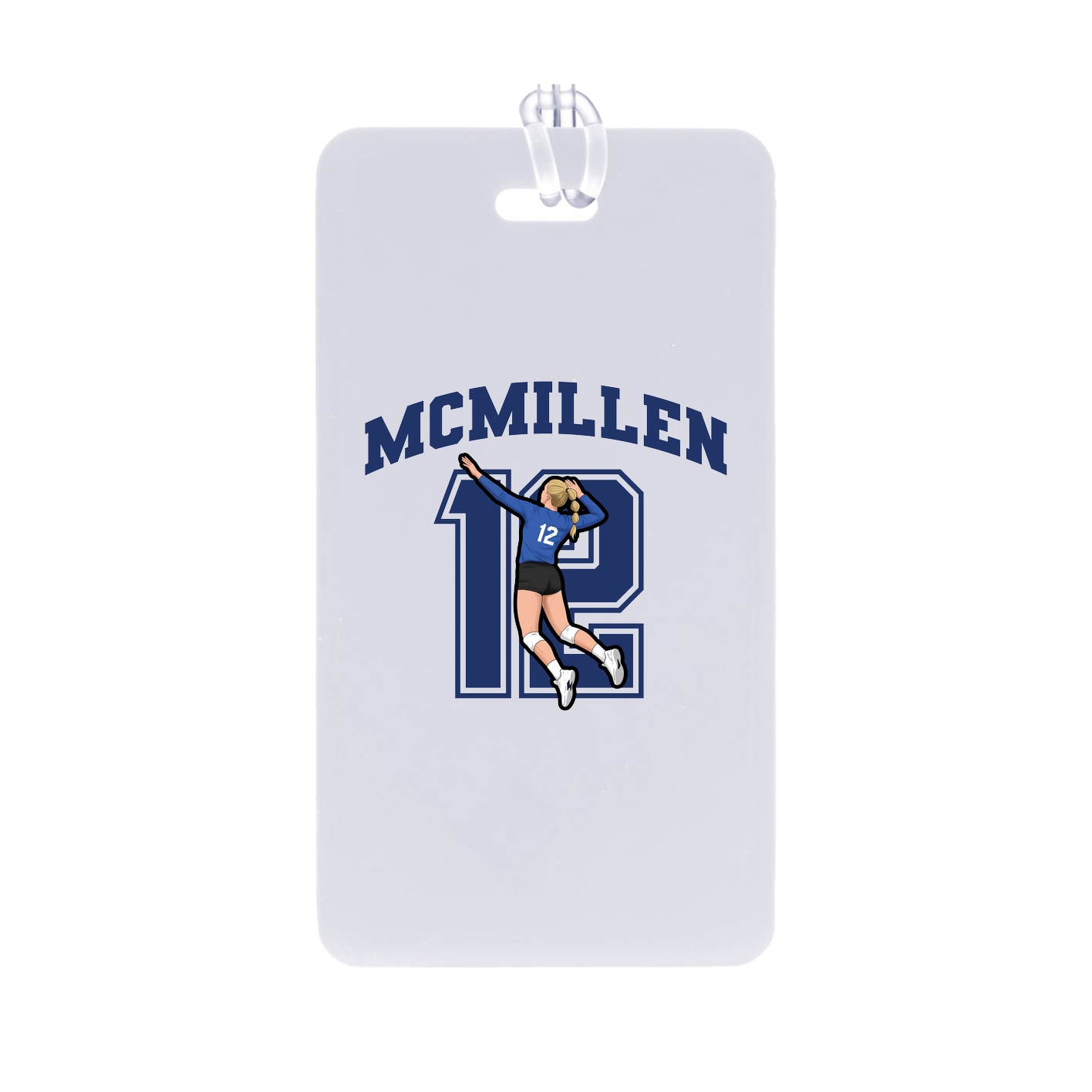 Bag Tag — Number in Classic