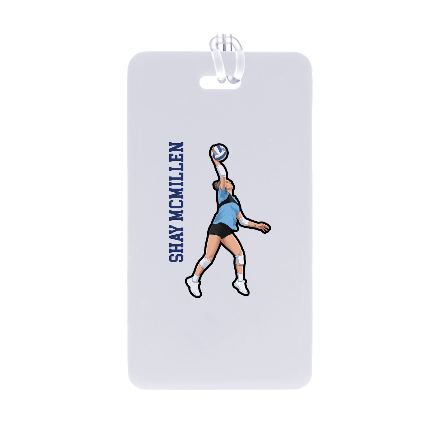 Bag Tag — Name Vertical in Classic