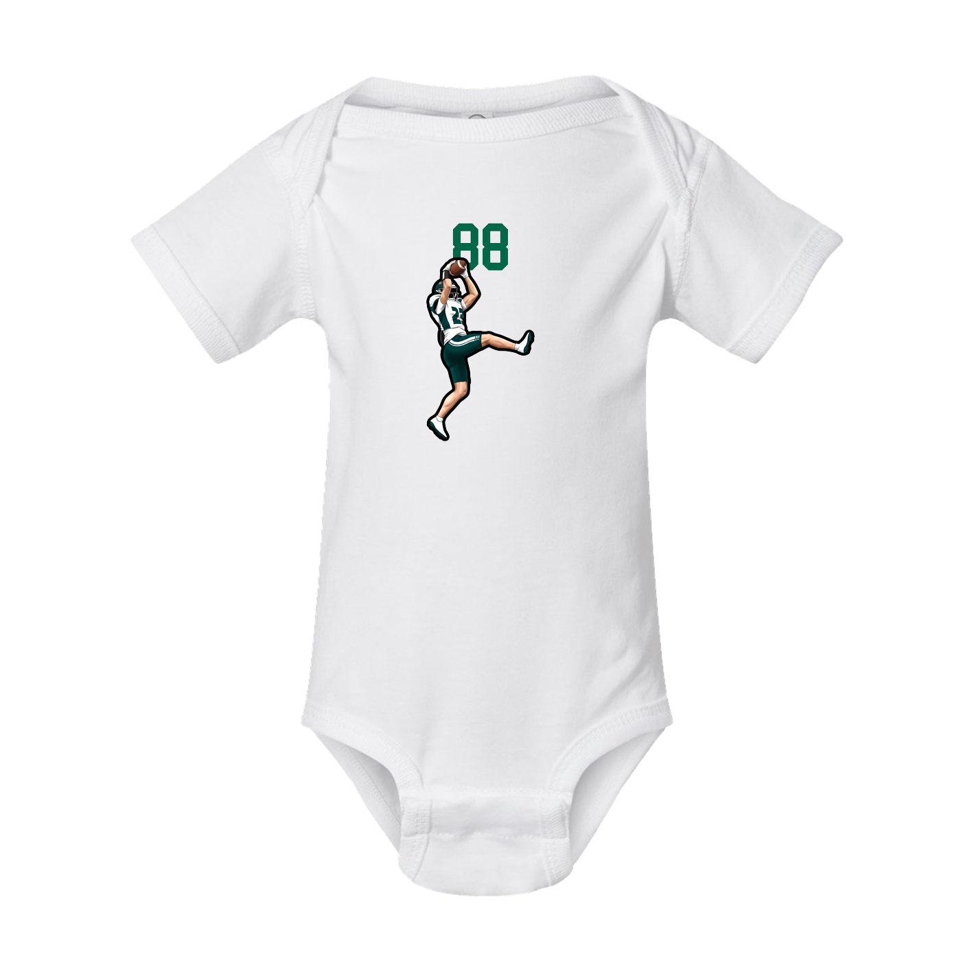 Baby Onesie — Number Top in White