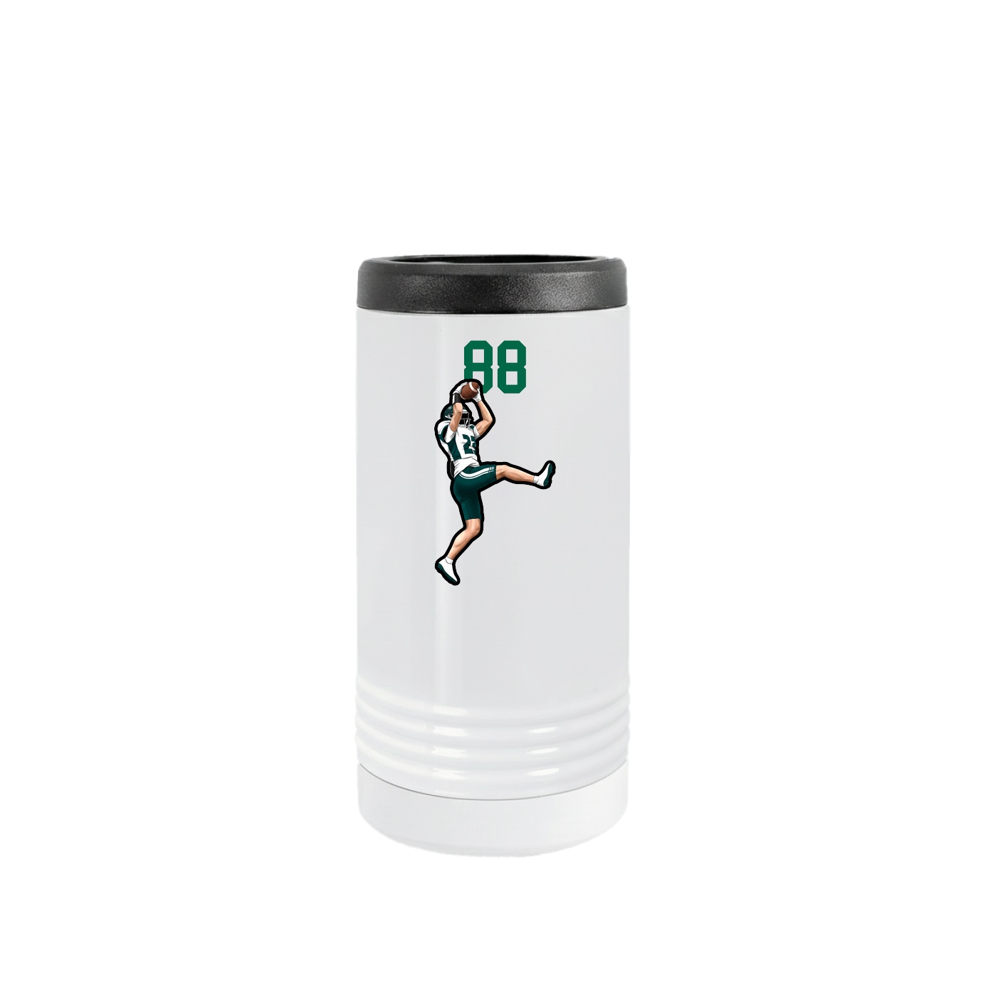 Slim Beverage Holder — Number Top in White