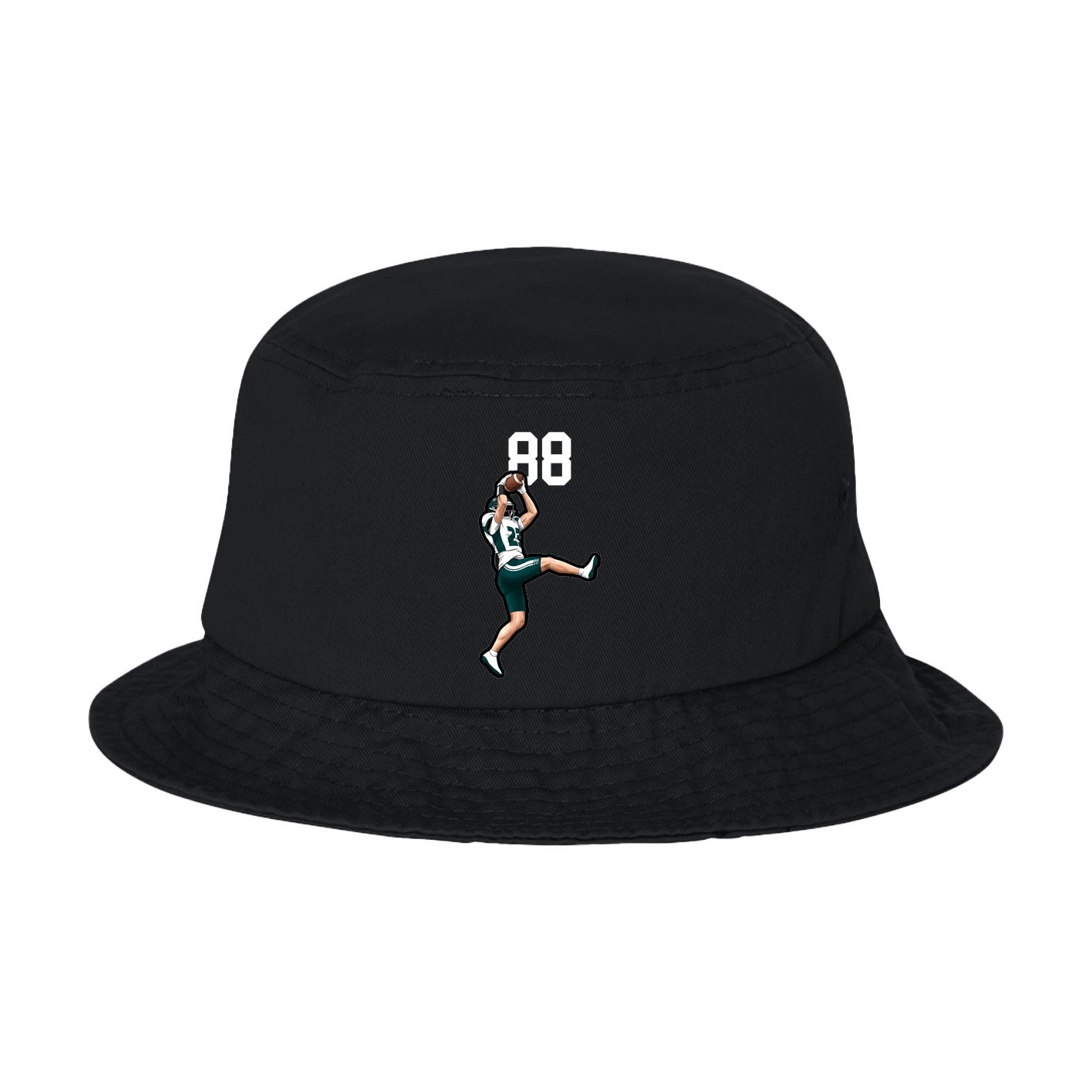 Bucket Cap — Number Top in Black