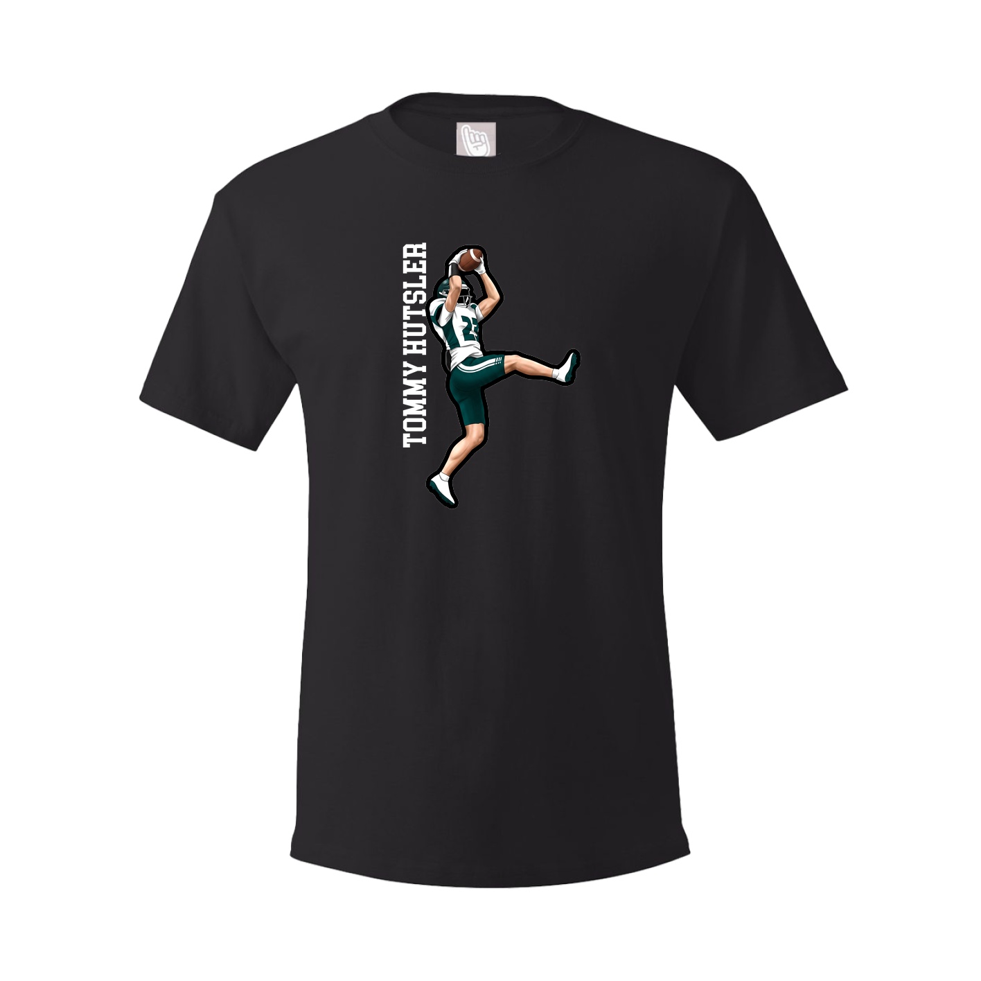 Tee — Name Vertical in Black