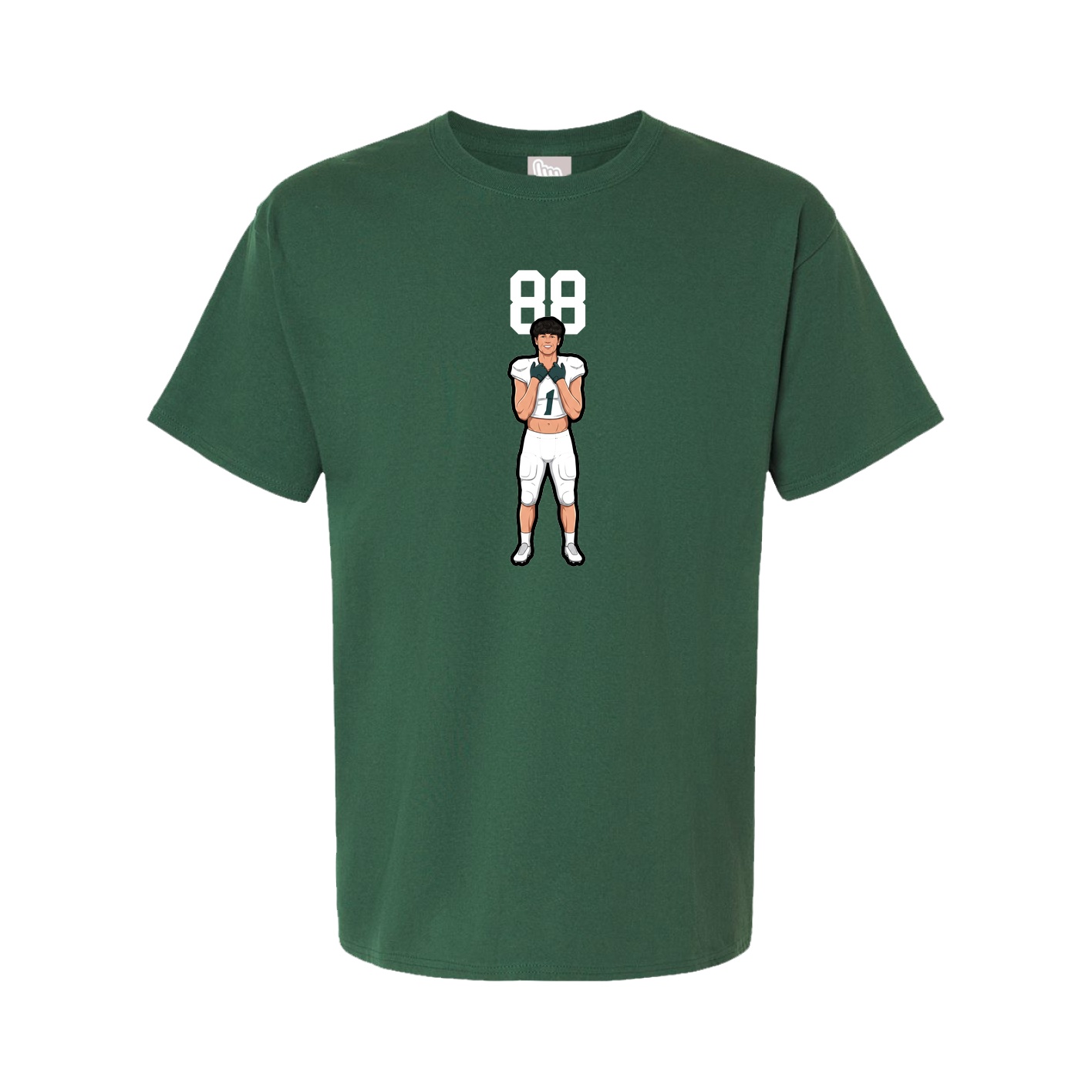 Tee — Number Top in Green